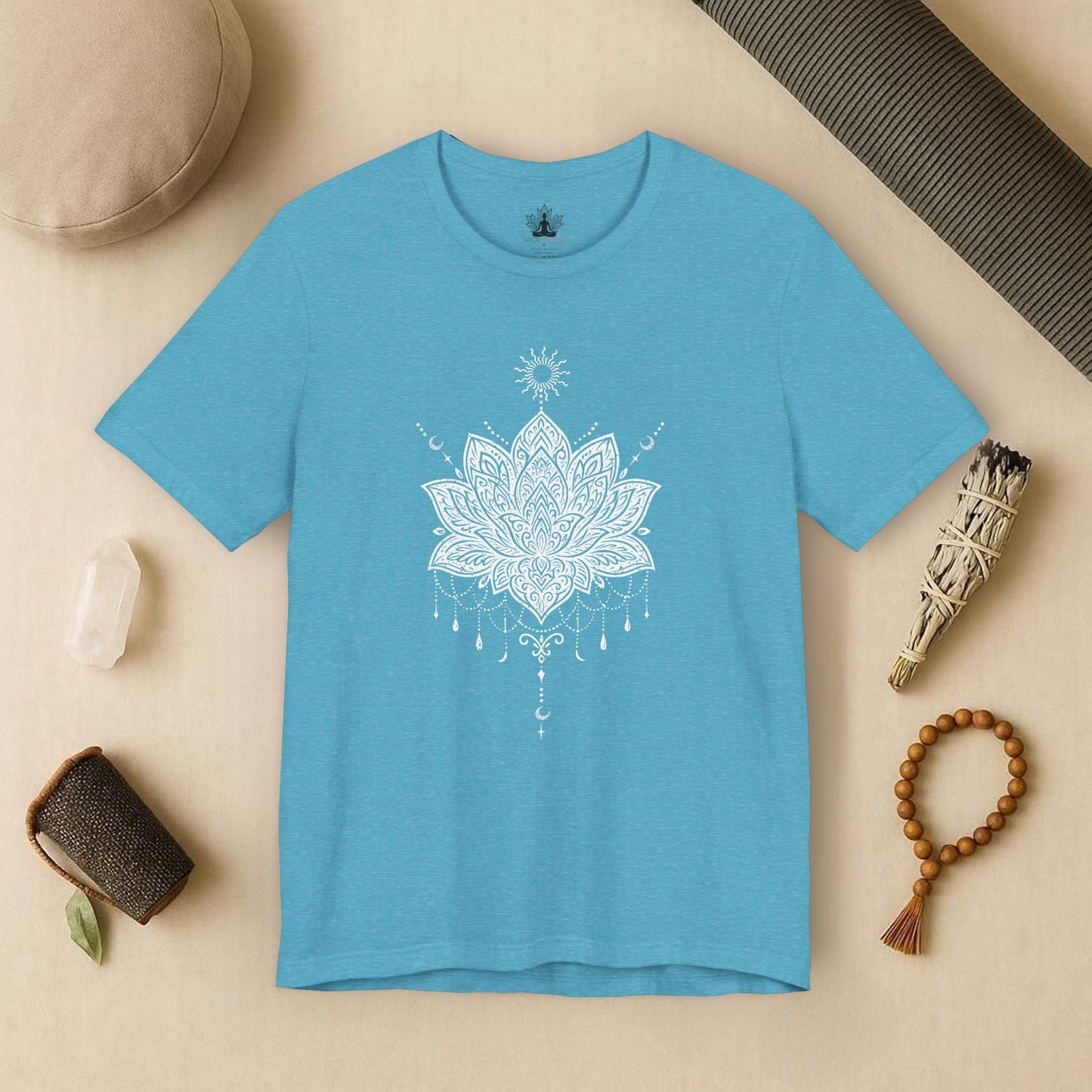 Celestial Lotus – Mystic Yoga Tee