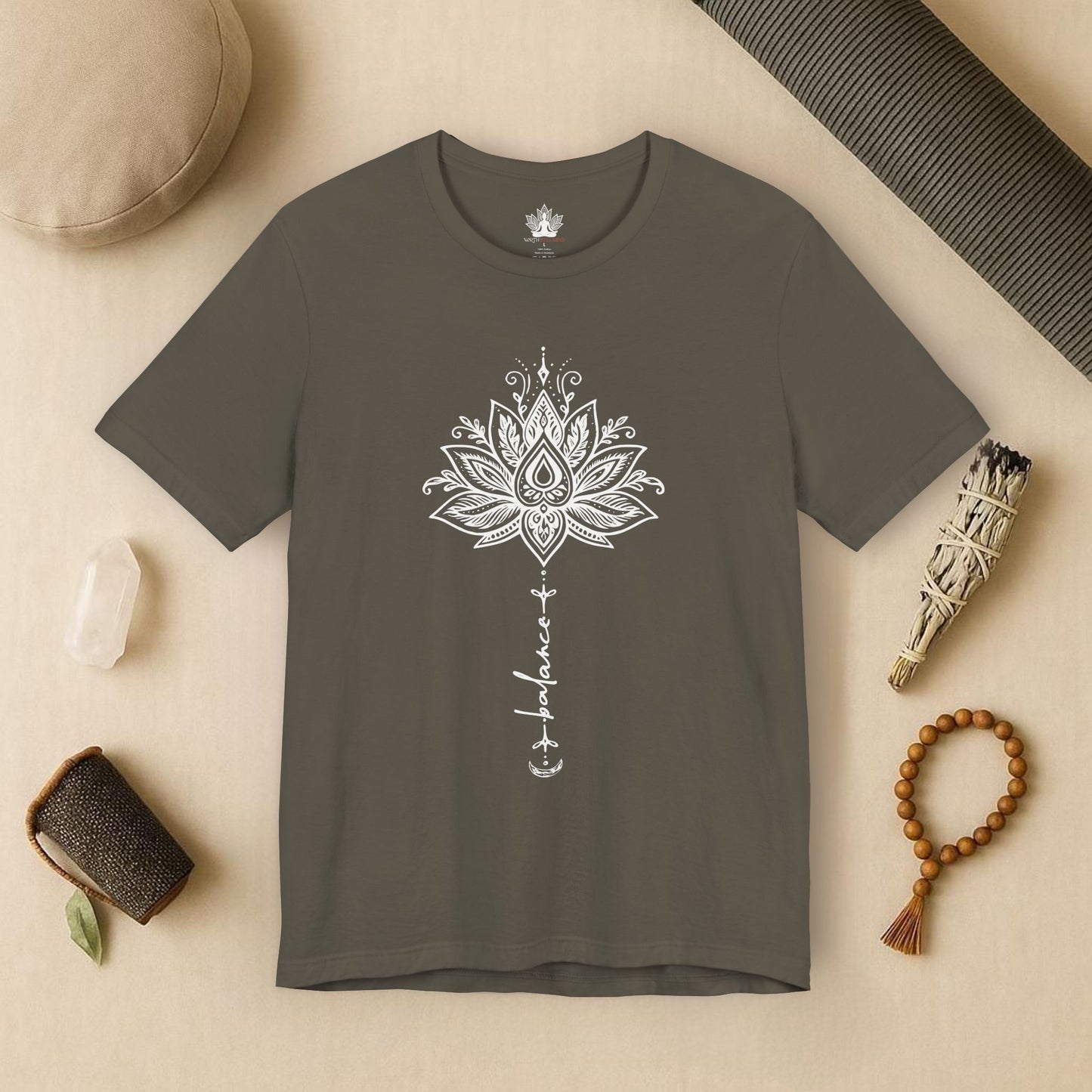 Balance Within – Lotus Yoga Tee