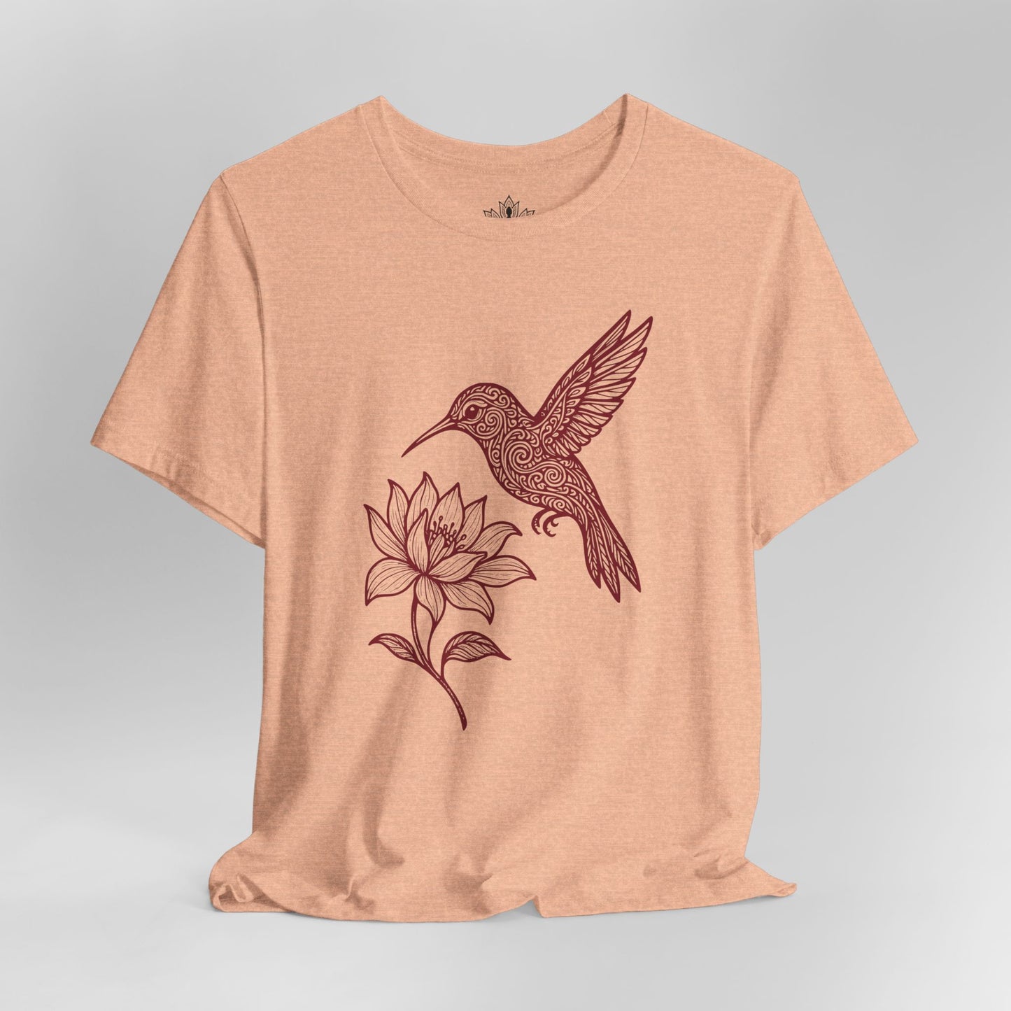 Hummingbird Lotus – Mandala Nature Tee