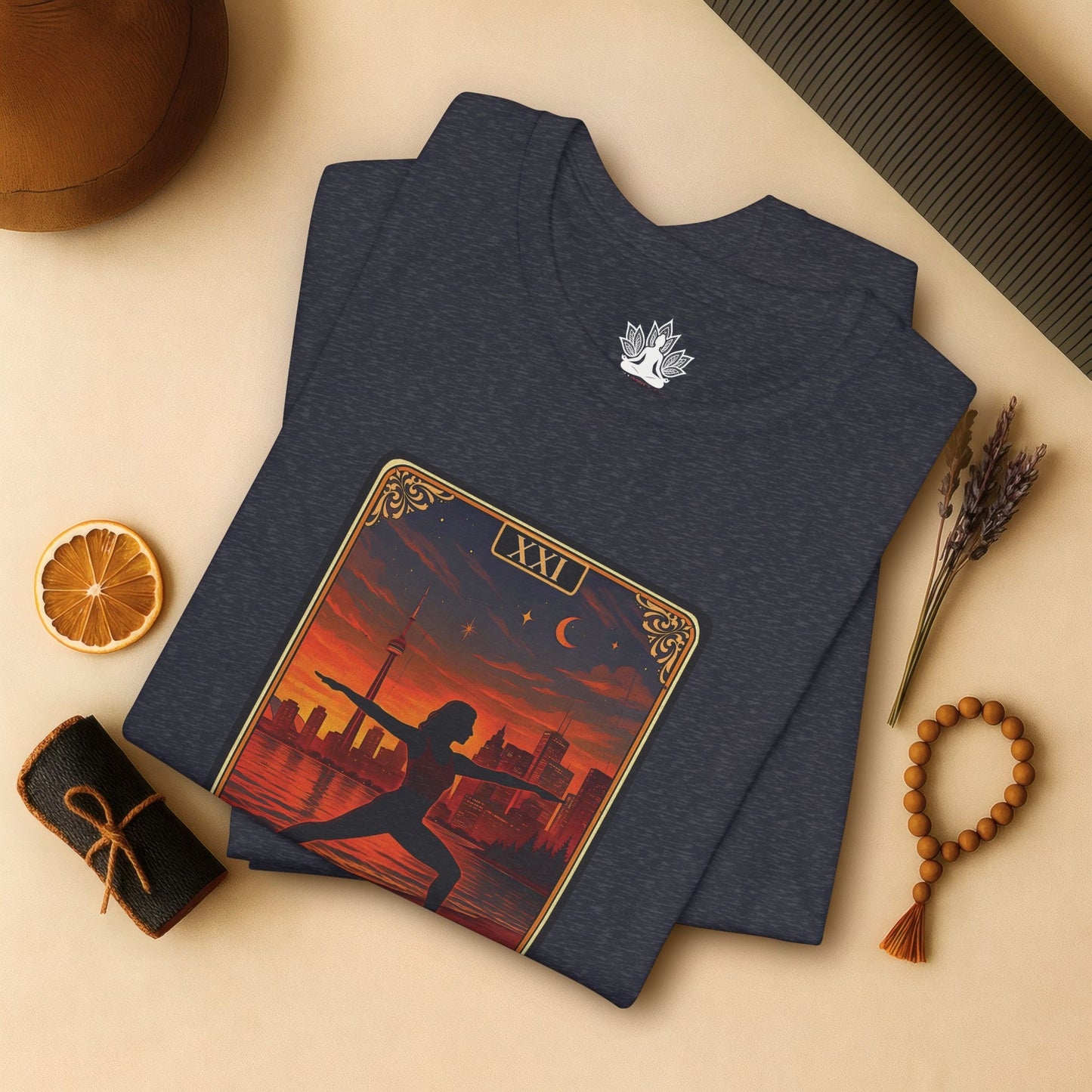 Toronto Warrior Pose – Tarot Card Yoga Tee