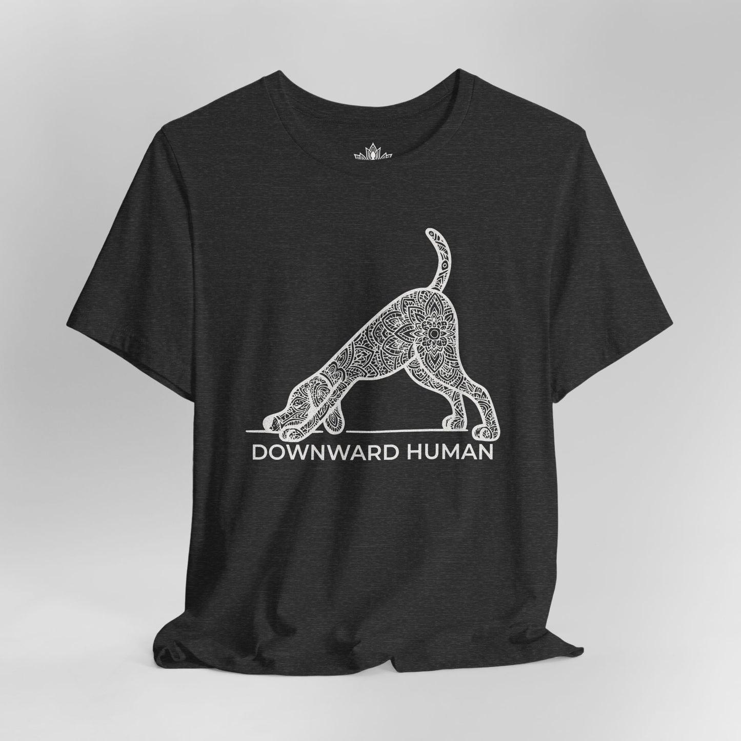 Downward Human – Mandala Dog Yoga Tee