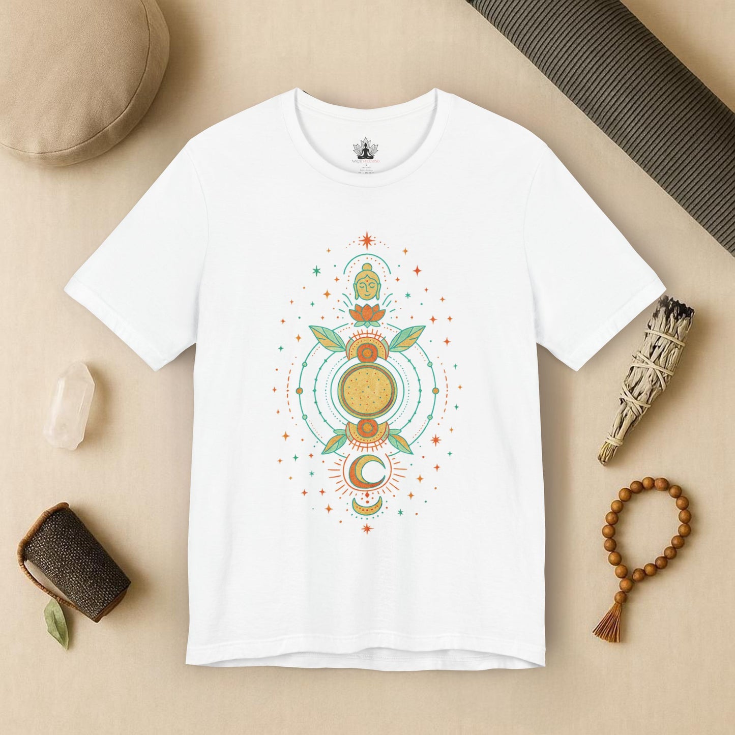 Cosmic Awakening - Yoga Mandala Tee