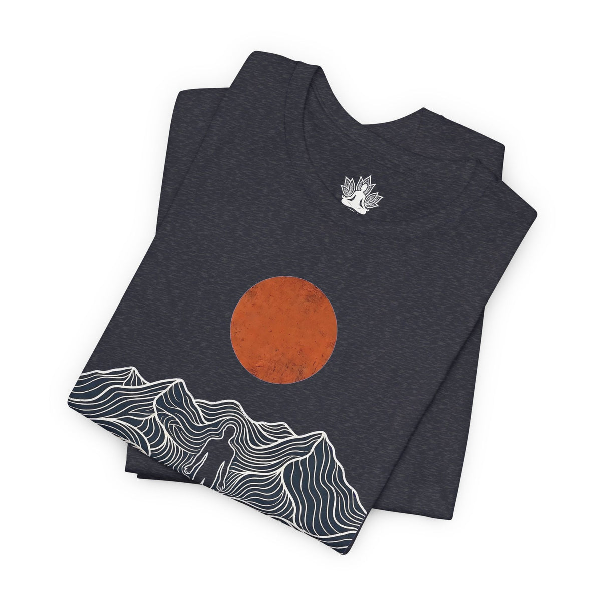 Retro Mountain Pose Men Tee