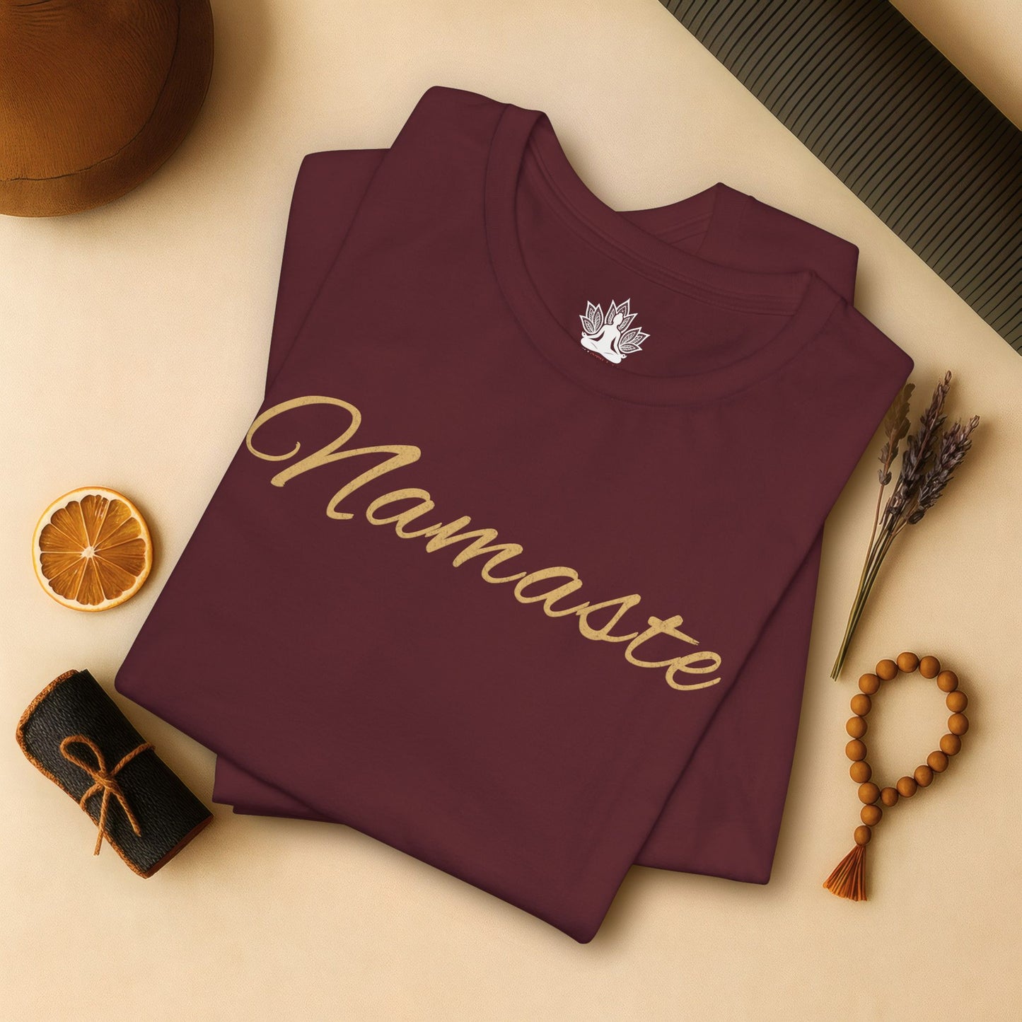 Namaste Luxe – Classic Yoga Minimalist Tee