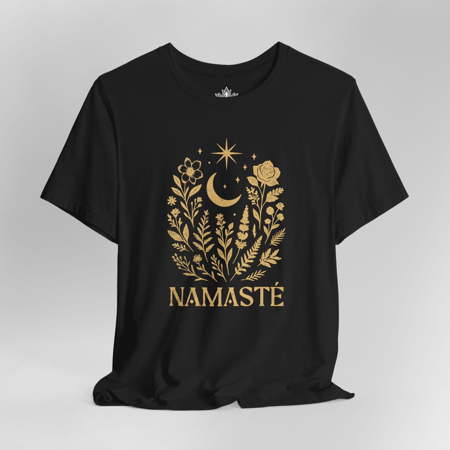 Namasté Bloom – Floral Yoga Tee