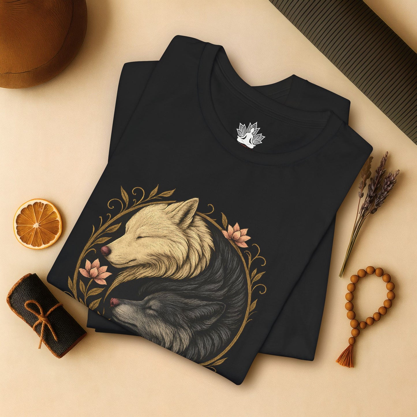 Yin Yang Wolves - Spiritual Balance Tee