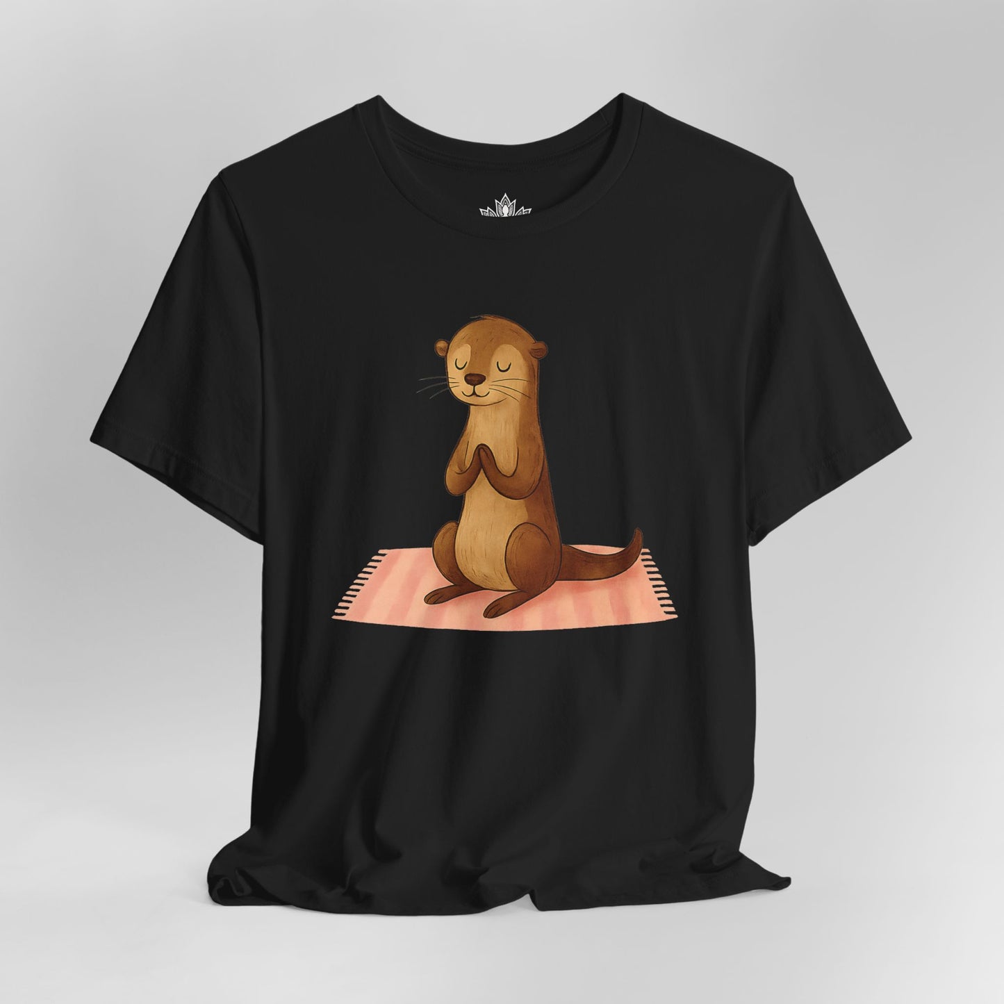 Peaceful Otter – Mindful Lotus Pose Tee