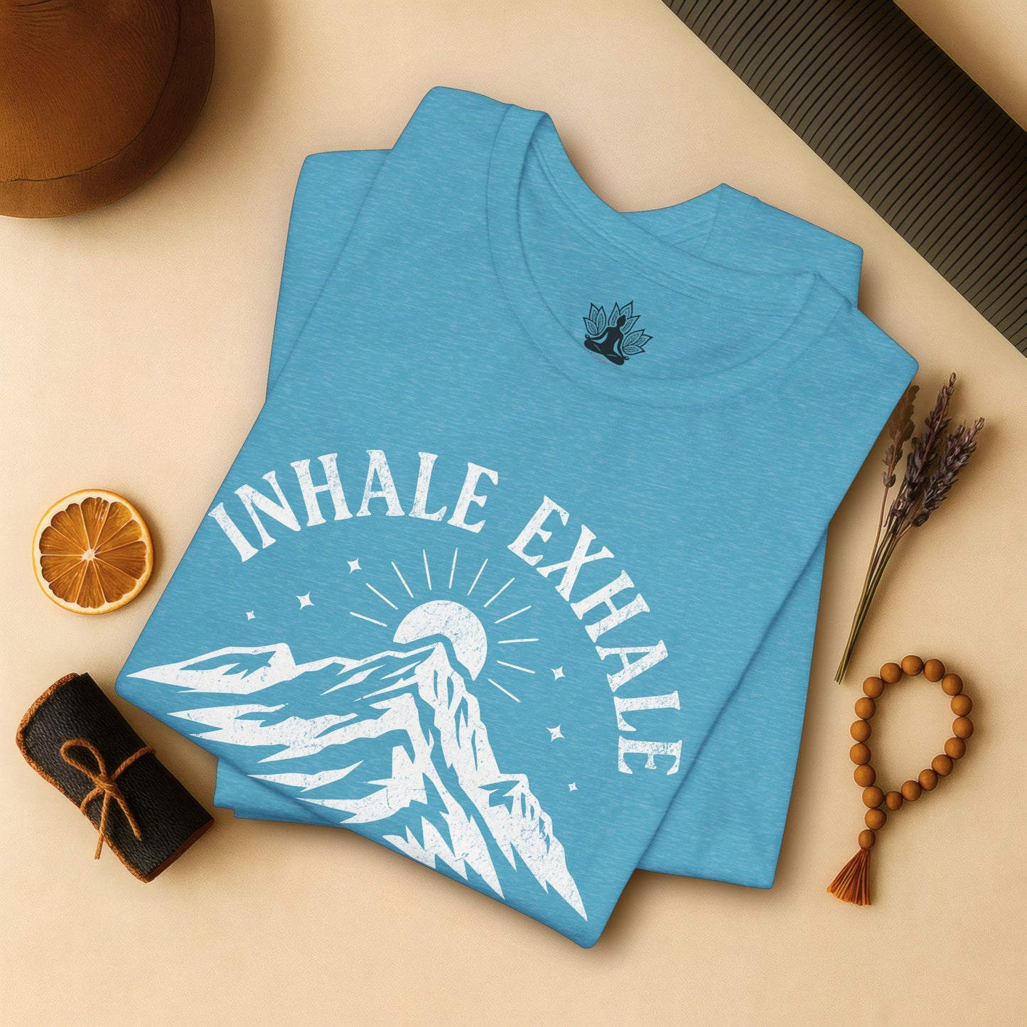Inhale Exhale Repeat - Mountain Peace Tee