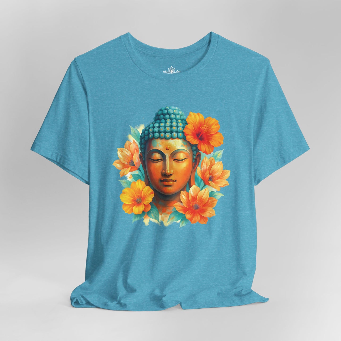 Buddha Glow – Floral Meditation Tee