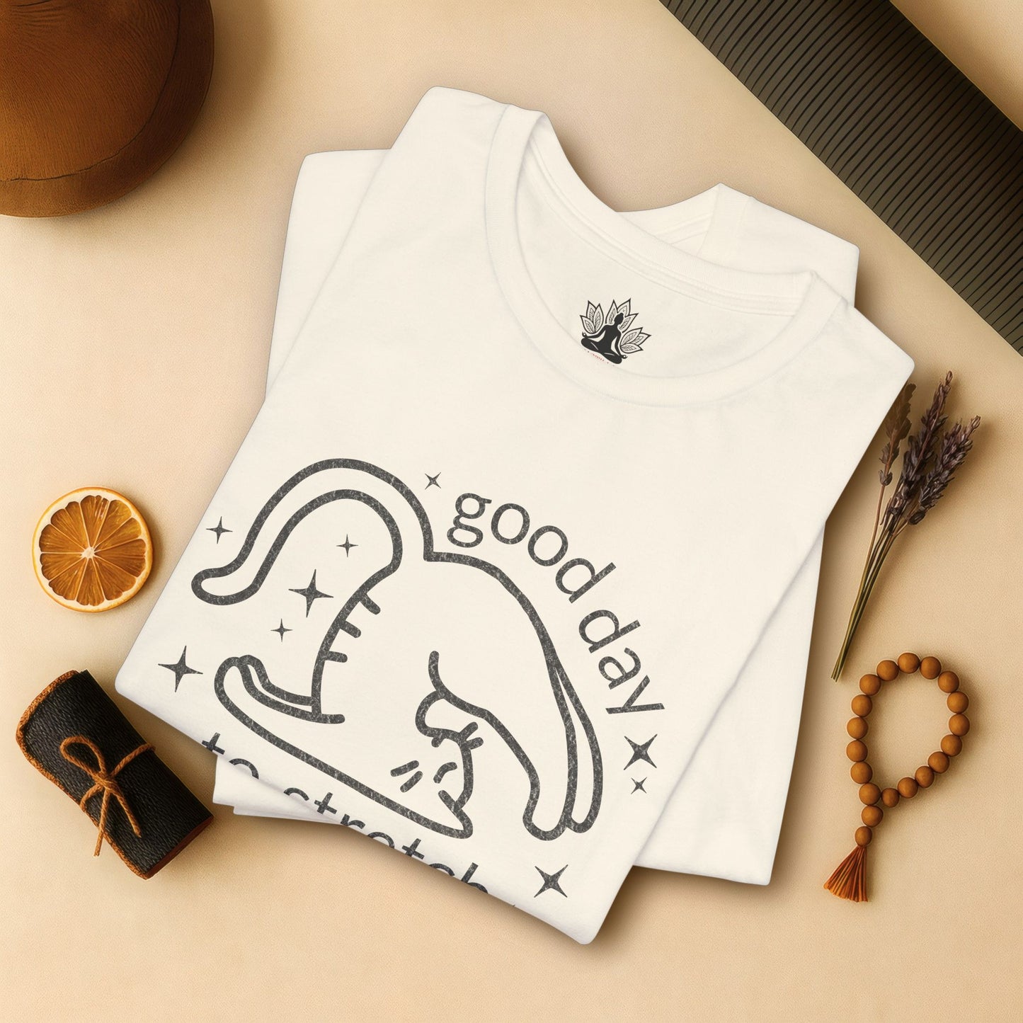 Cat Yoga “Good Day to Stretch” Tee