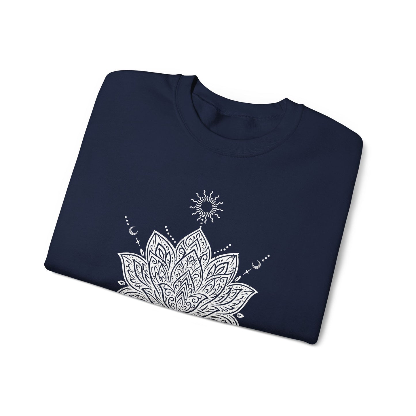 Sweat-shirt Yoga Conscient Mandala Lotus Sacré