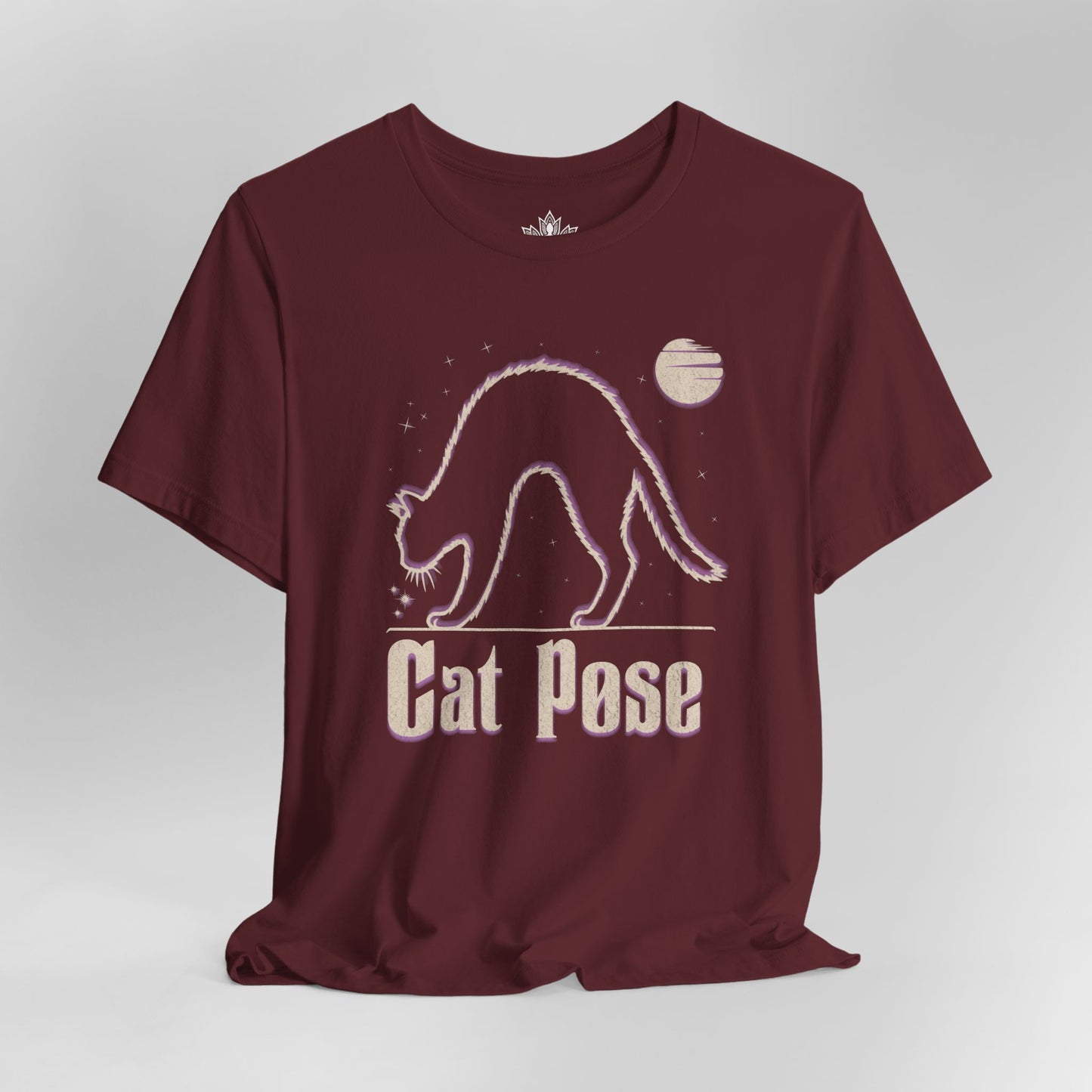 Cat Pose – Cosmic Stretch Tee