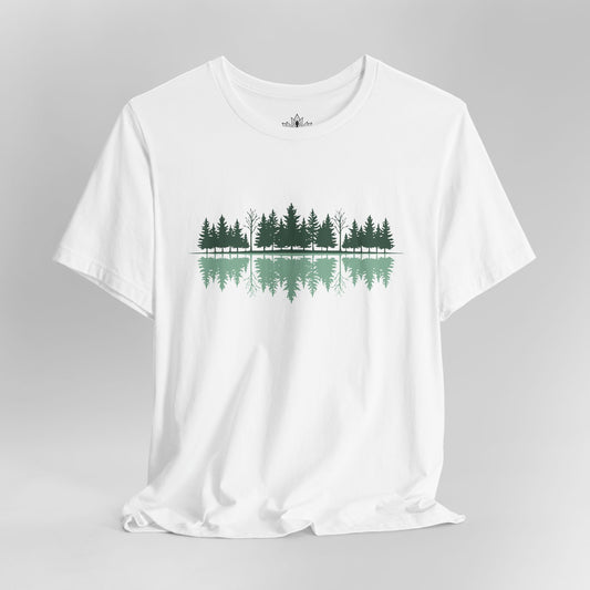 Mindful Forest – Reflection Nature Yoga Men Tee