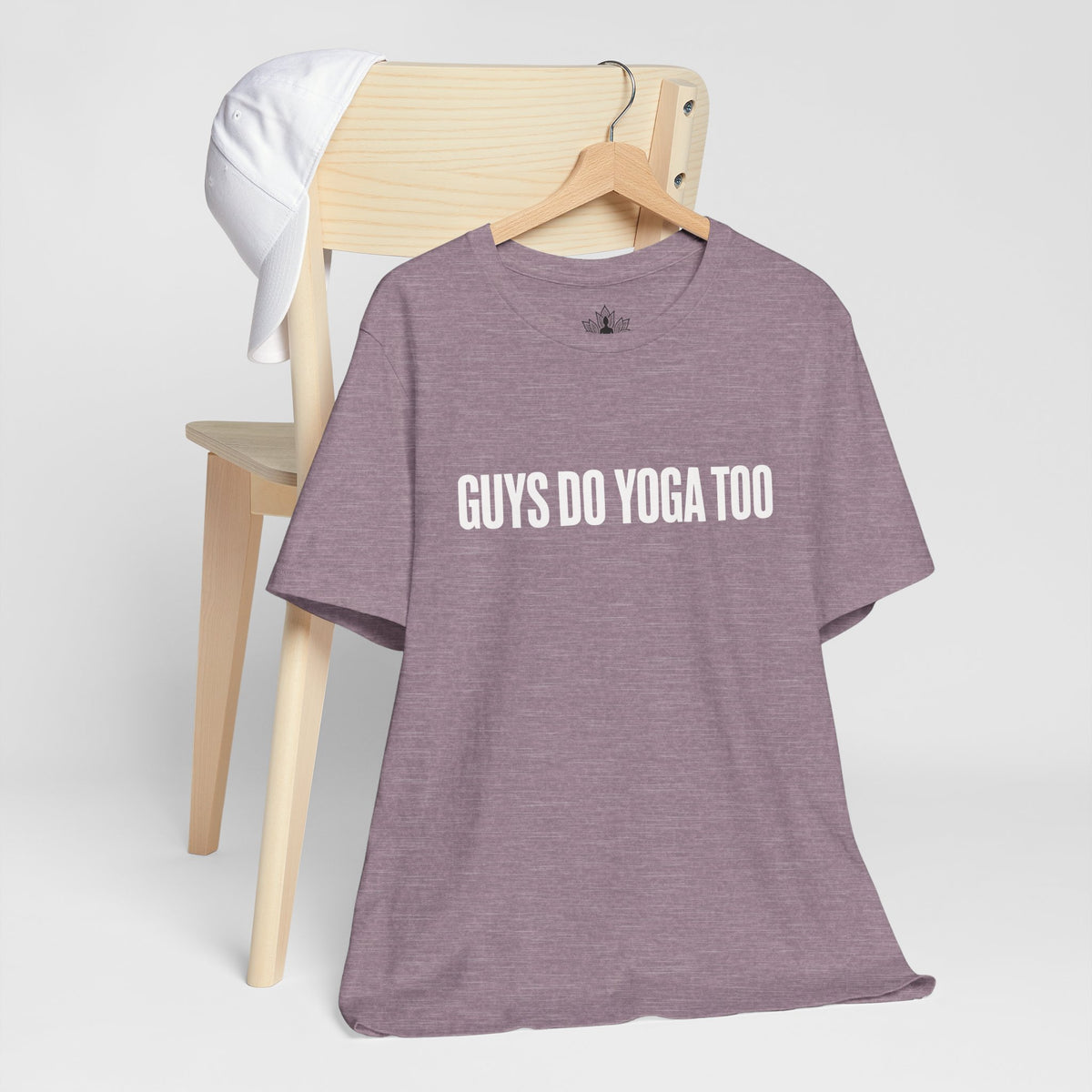 Guys Do Yoga Too Minimalist Tee