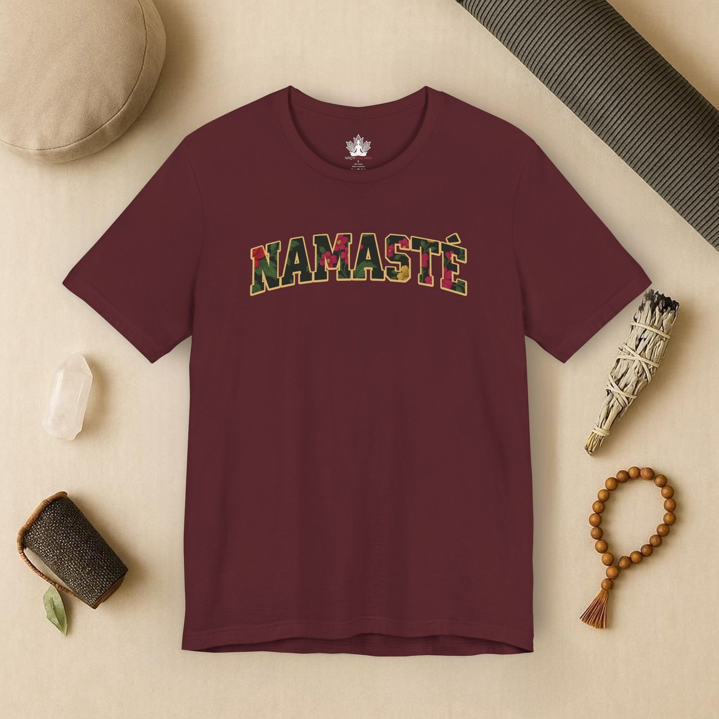 Floral Namasté – Zen Spirit Tee