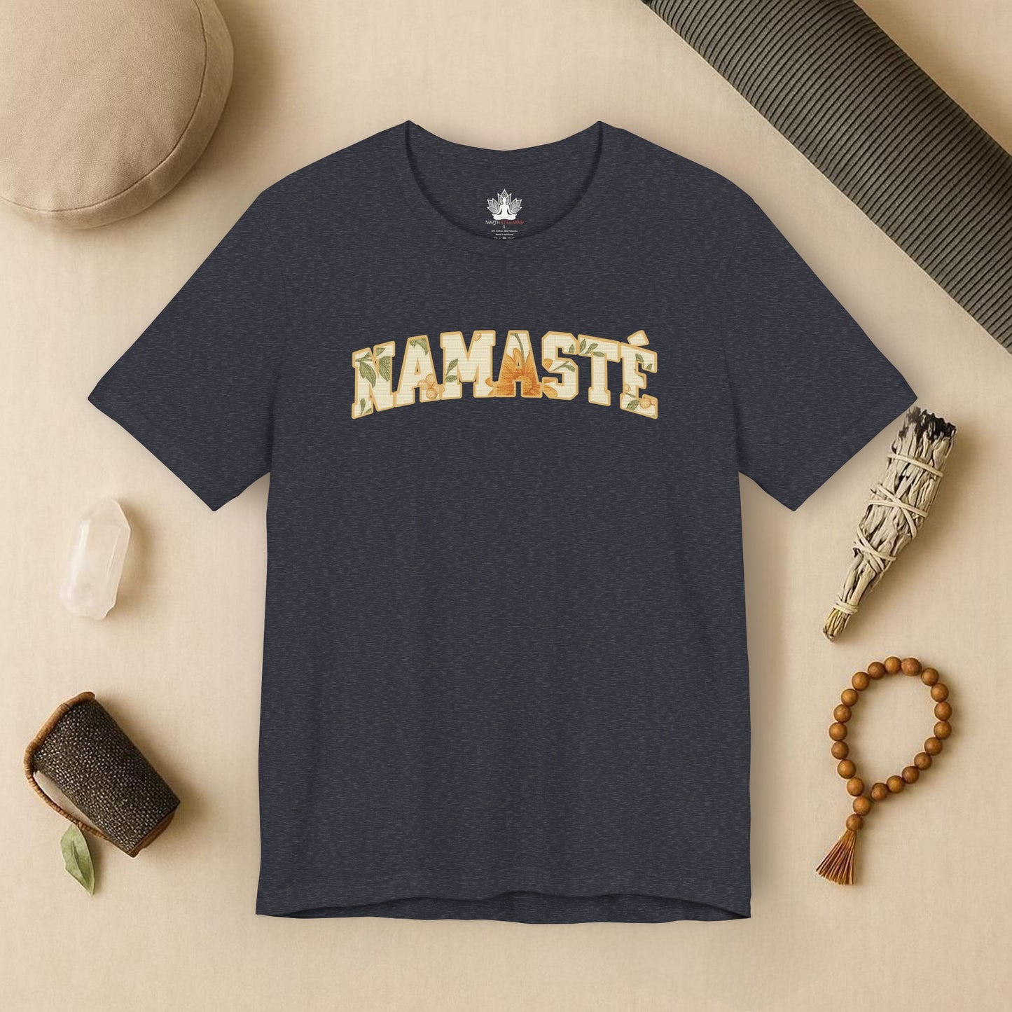 Floral Namasté – Zen Spirit Tee