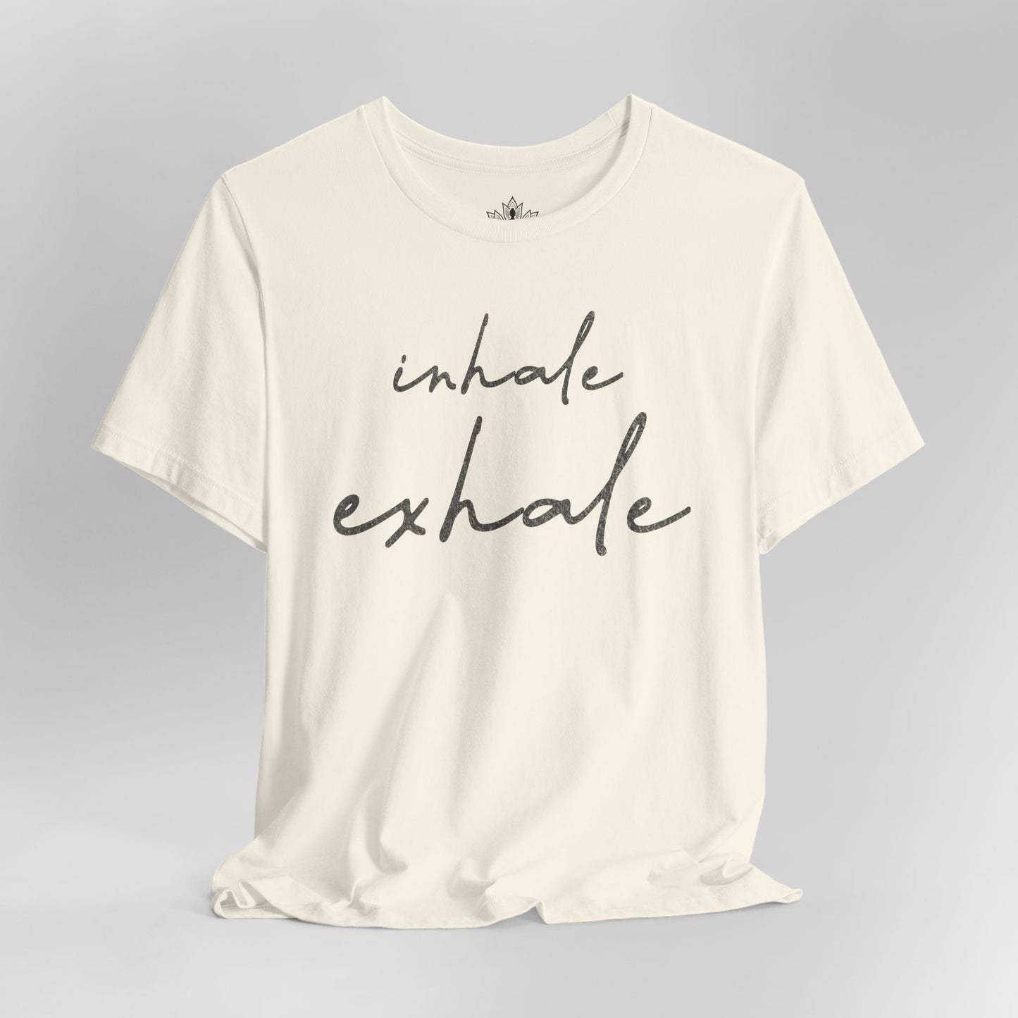 Inhale Exhale Luxe – Minimalist Mindfulness Tee