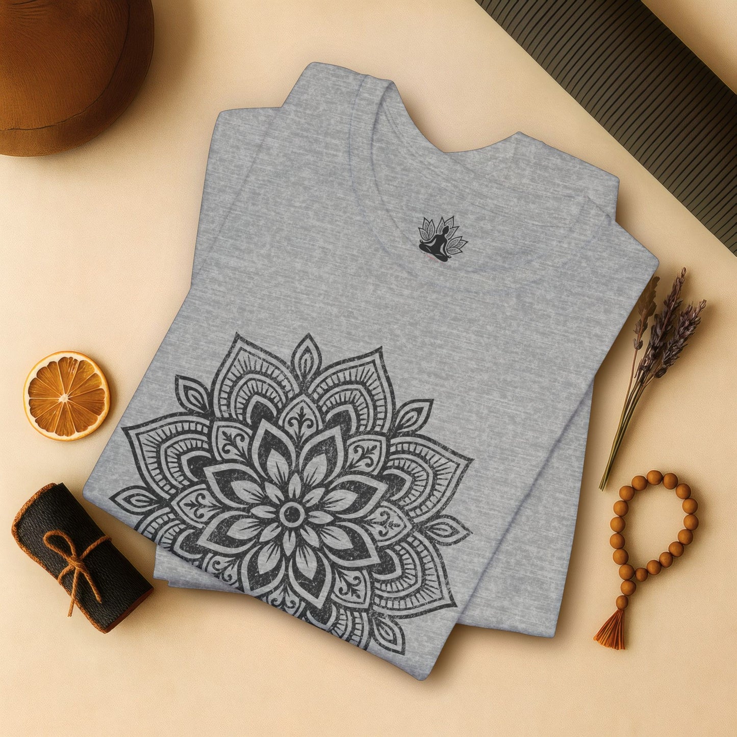 Spiritual Boho Mandala - Yoga Sacred Geometry Tee