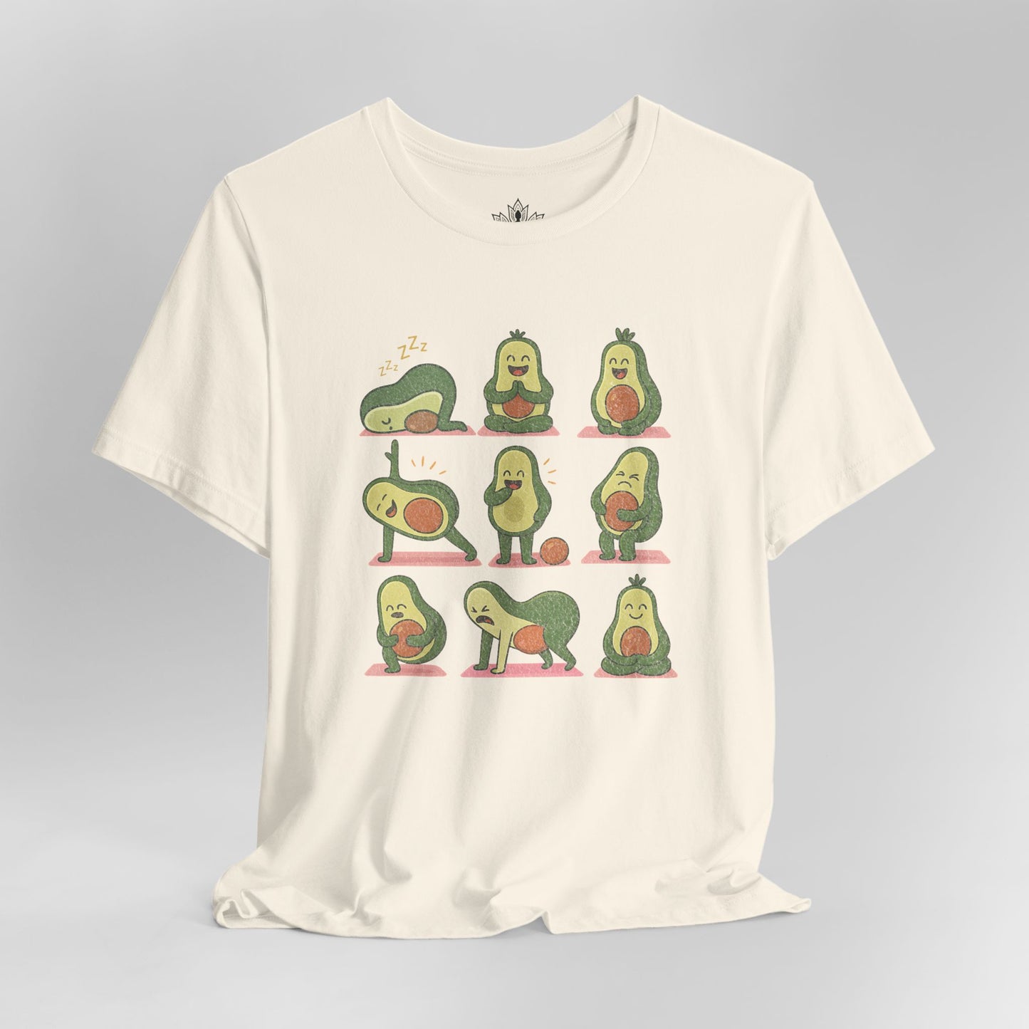 Avocado Yoga Poses - Funny Wellness Tee