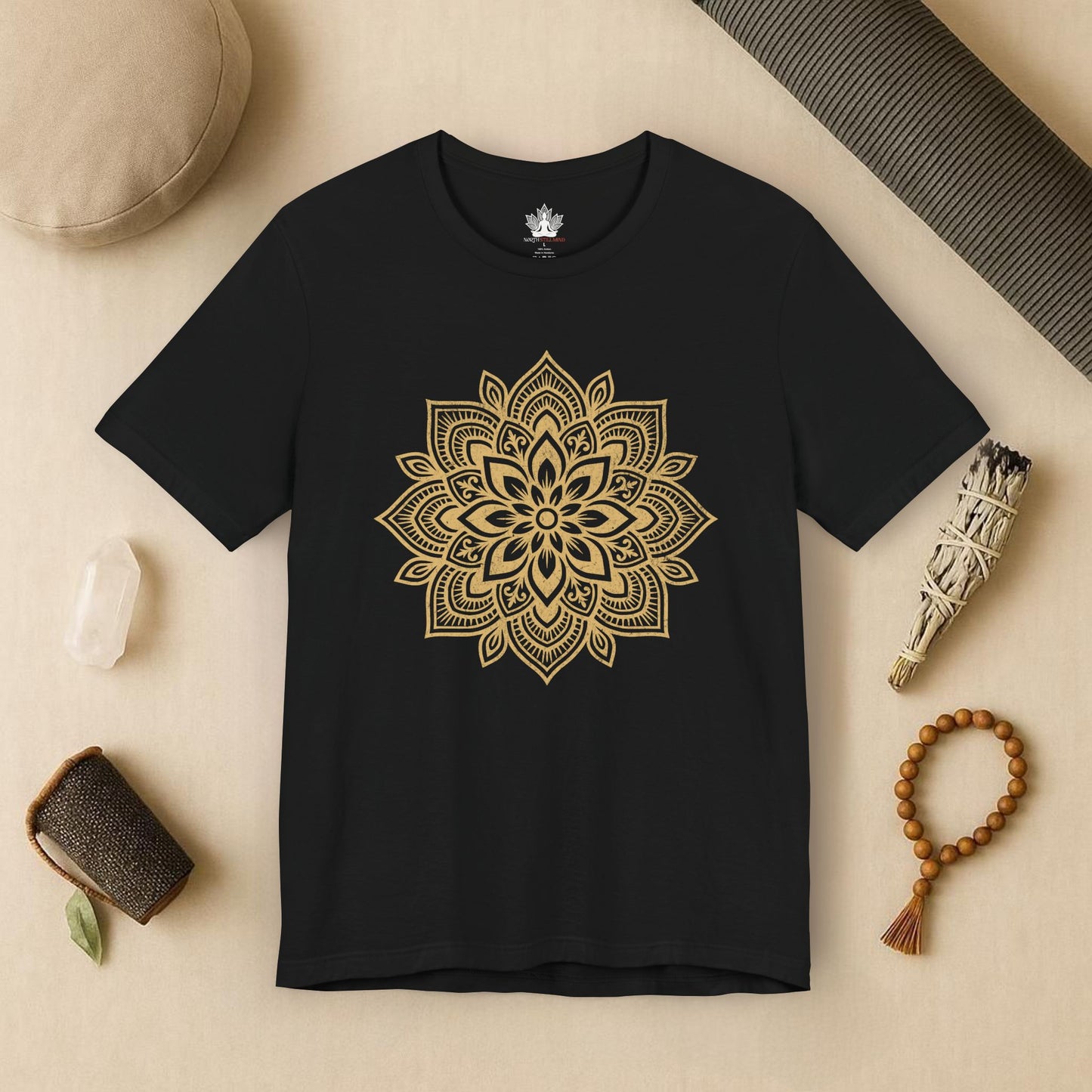 Spiritual Boho Mandala - Yoga Sacred Geometry Tee