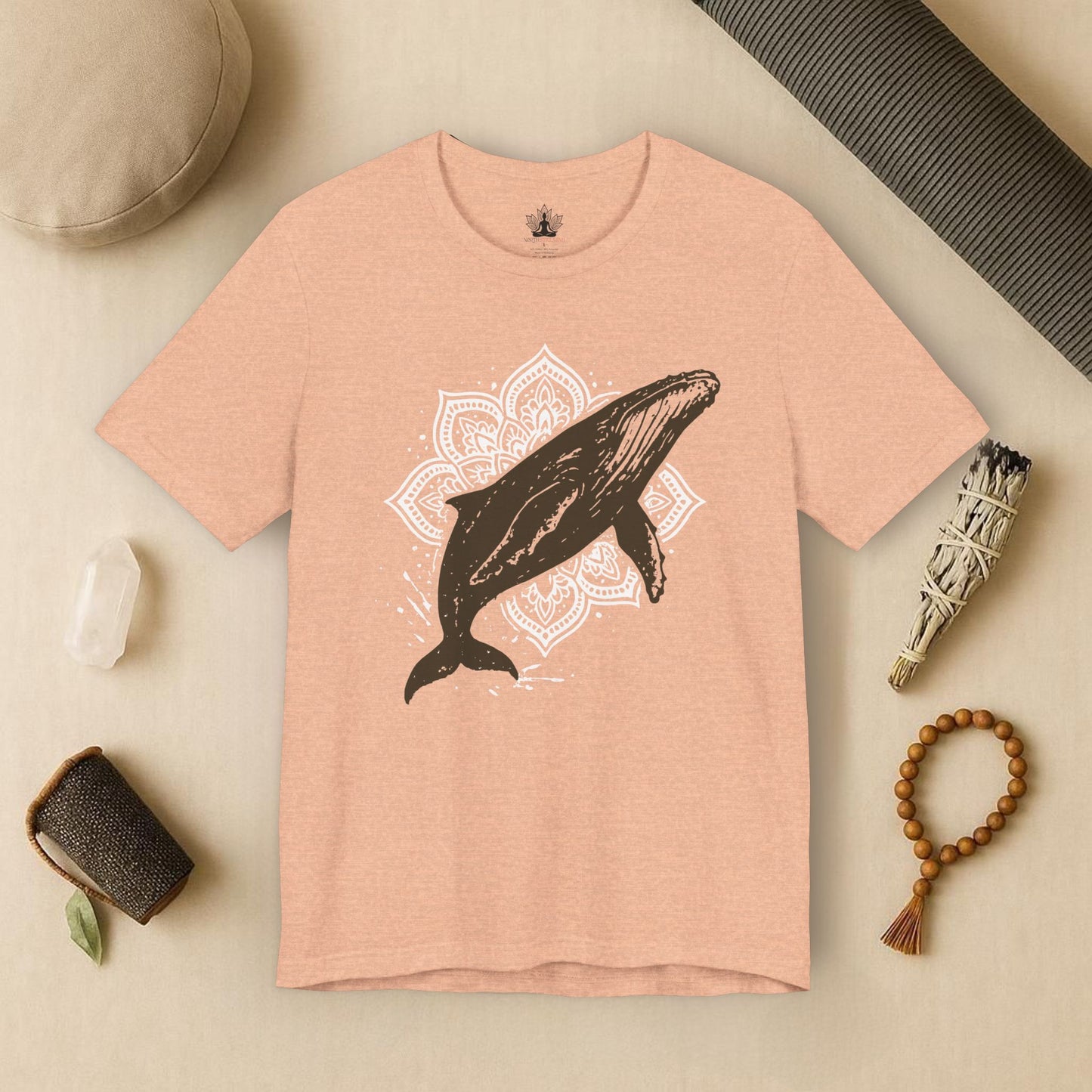 An Ocean Spirit – Humpback Whale Mandala Tee