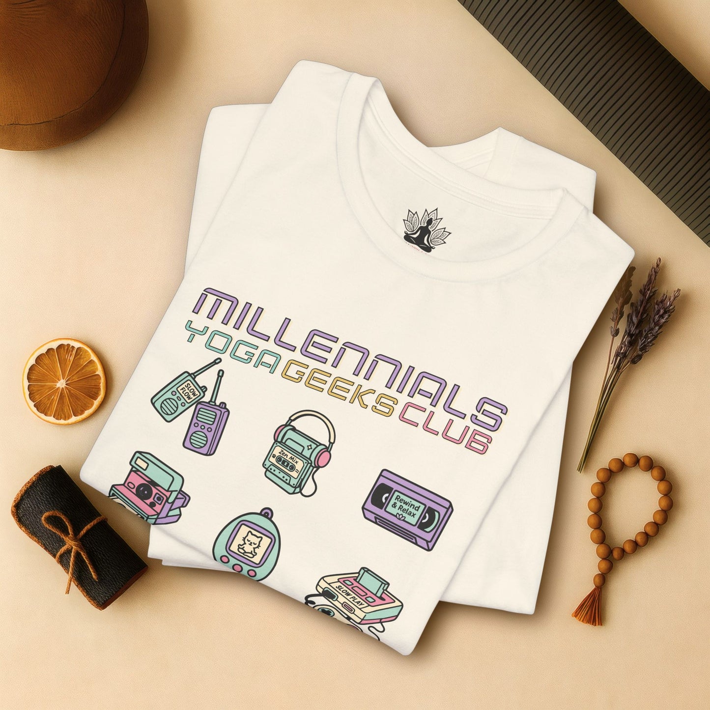 Yoga Geeks – Retro Millennials Tee
