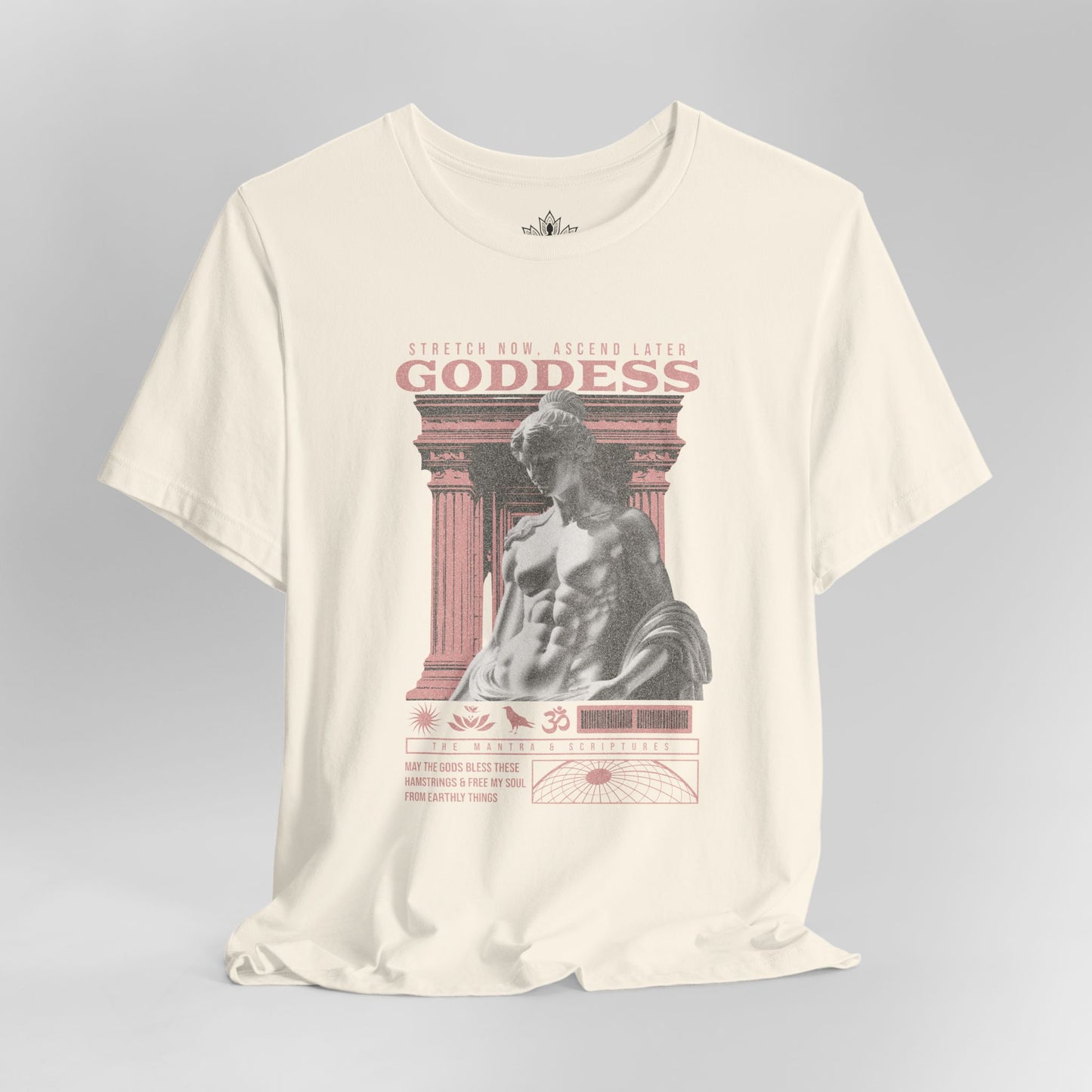 Greek Yoga Goddess – Stretch & Ascend Tee