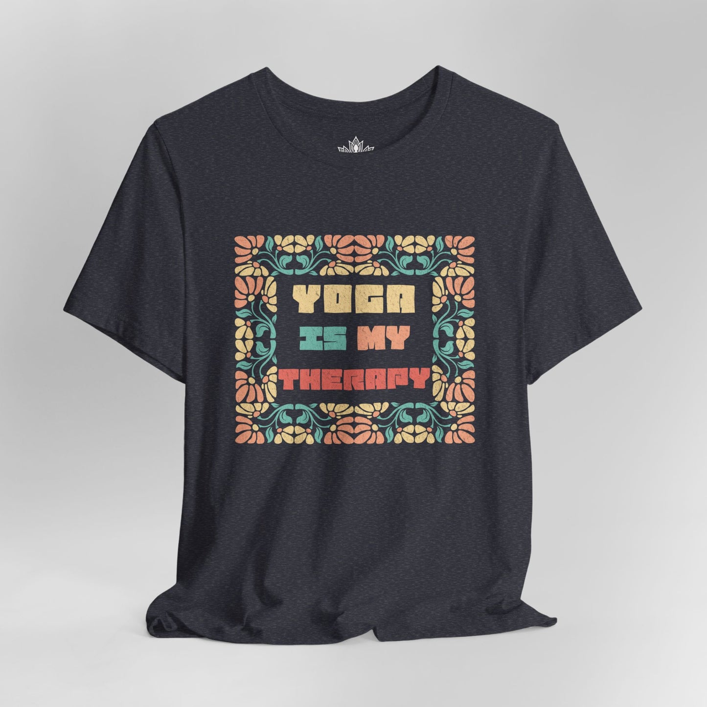 Yoga Is My Therapy – Floral Frame Tee