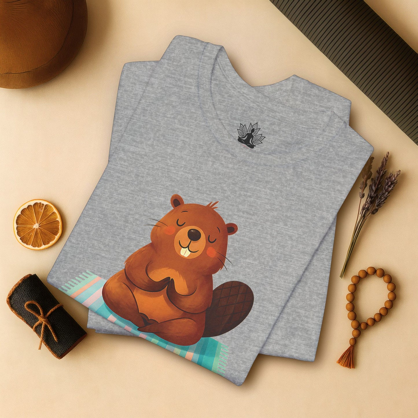 Namaste Beaver – Cute Yoga Tee