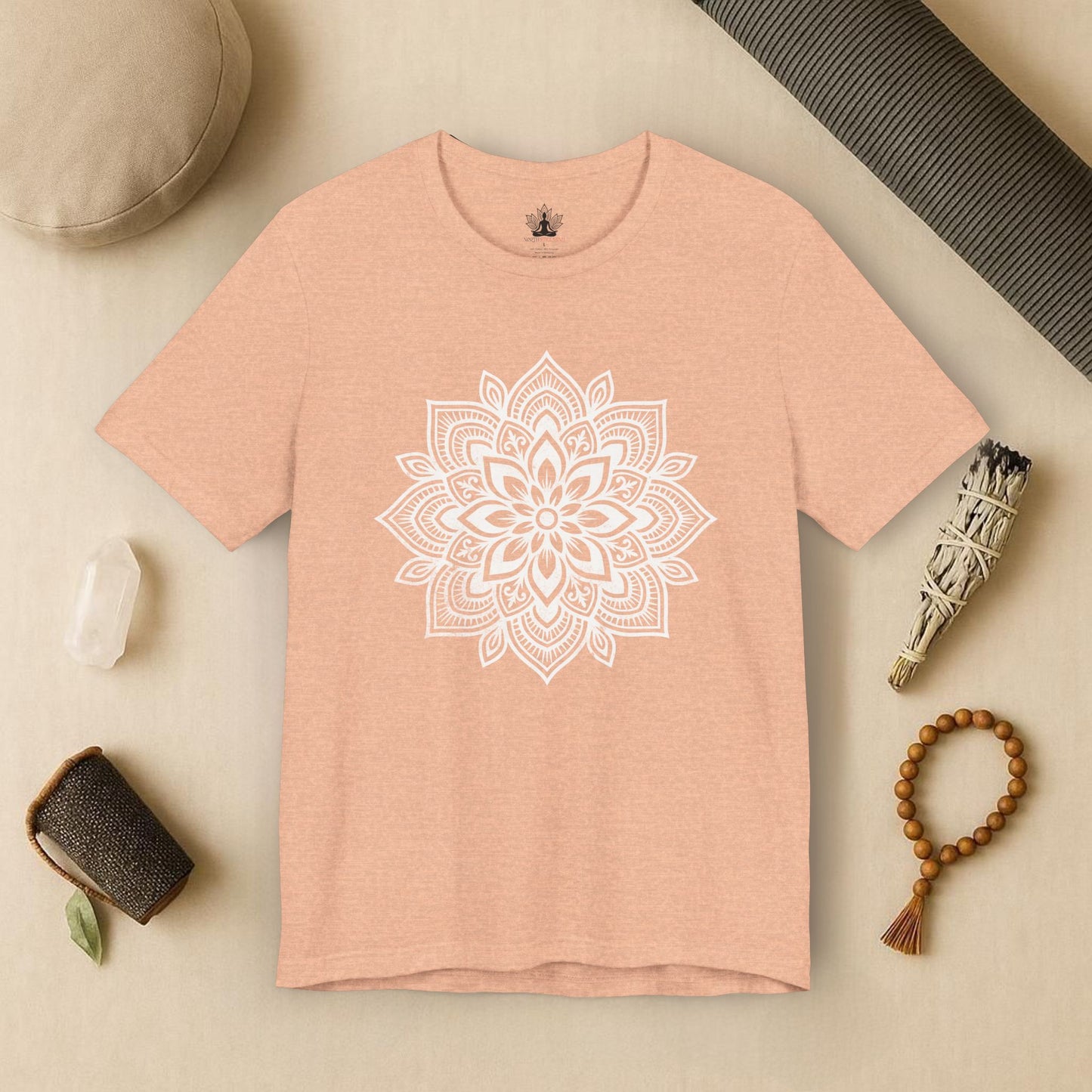 Spiritual Boho Mandala - Yoga Sacred Geometry Tee