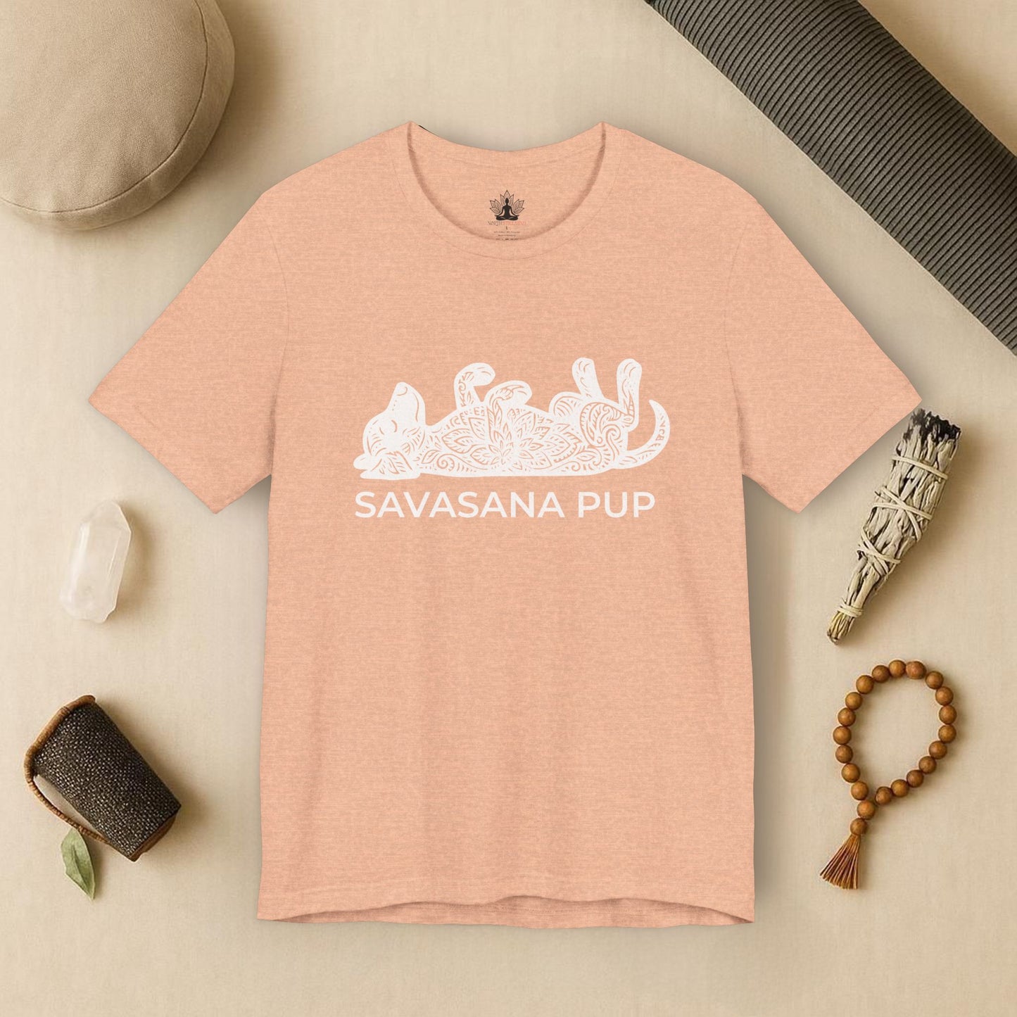 Chill Mandala Dog - Savasana Pup Tee