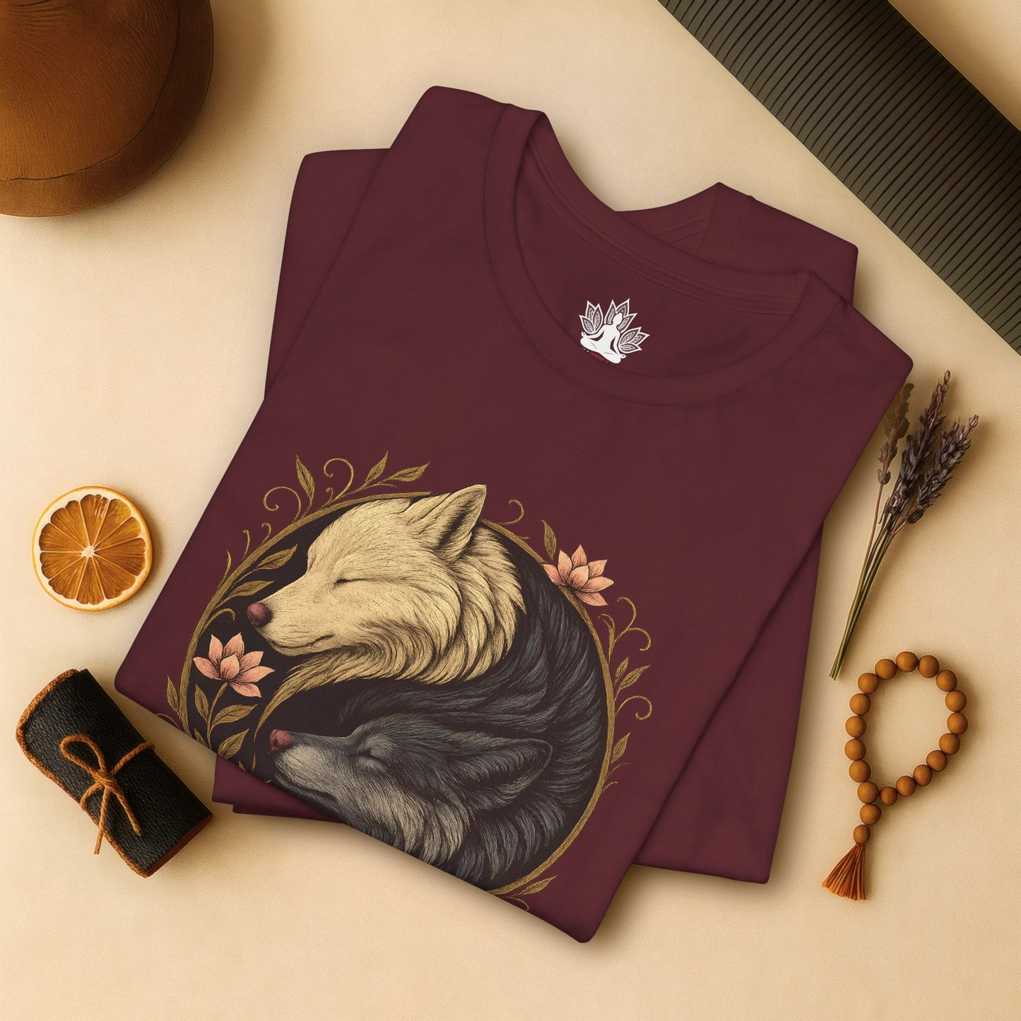 Yin Yang Wolves - Spiritual Balance Tee