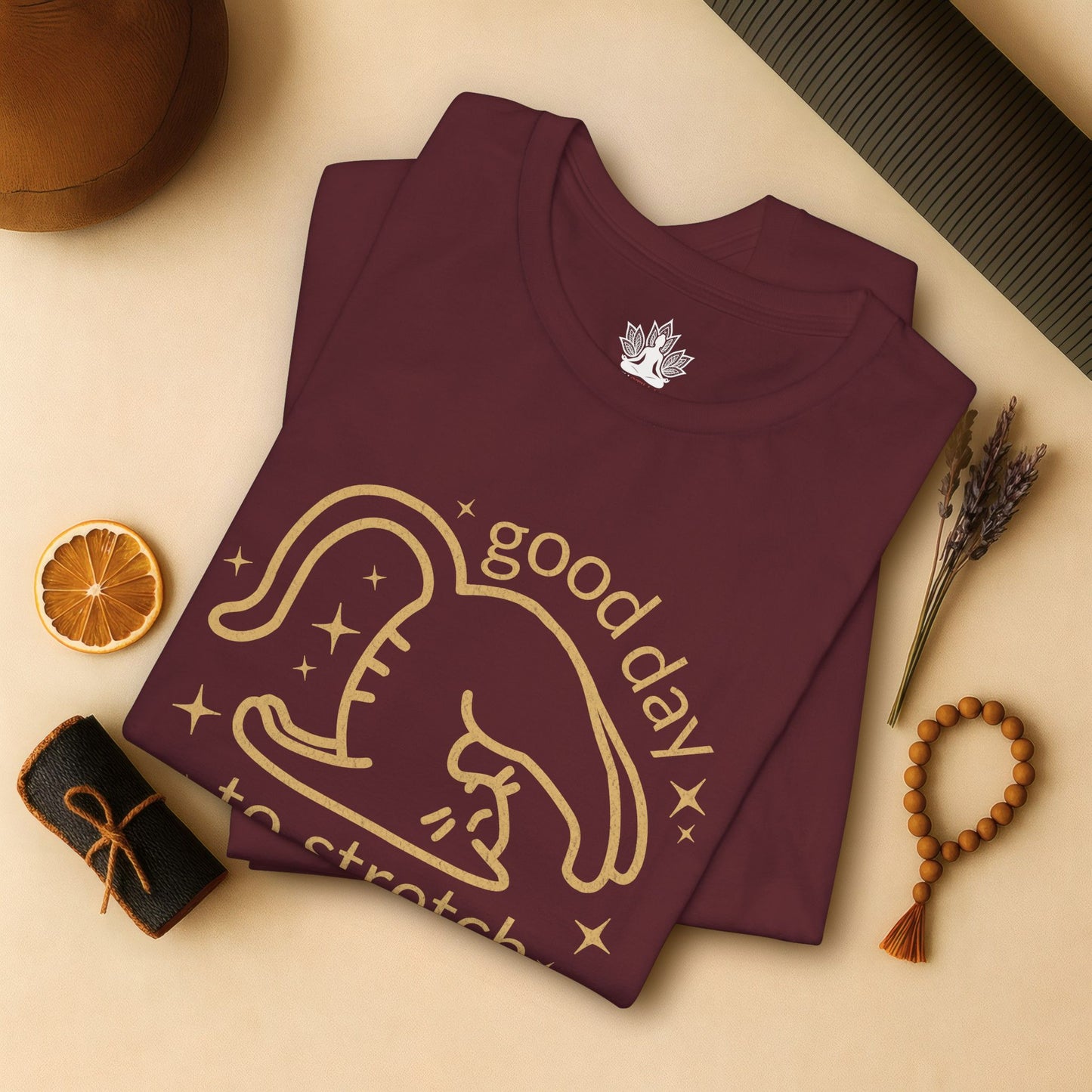 Cat Yoga “Good Day to Stretch” Tee