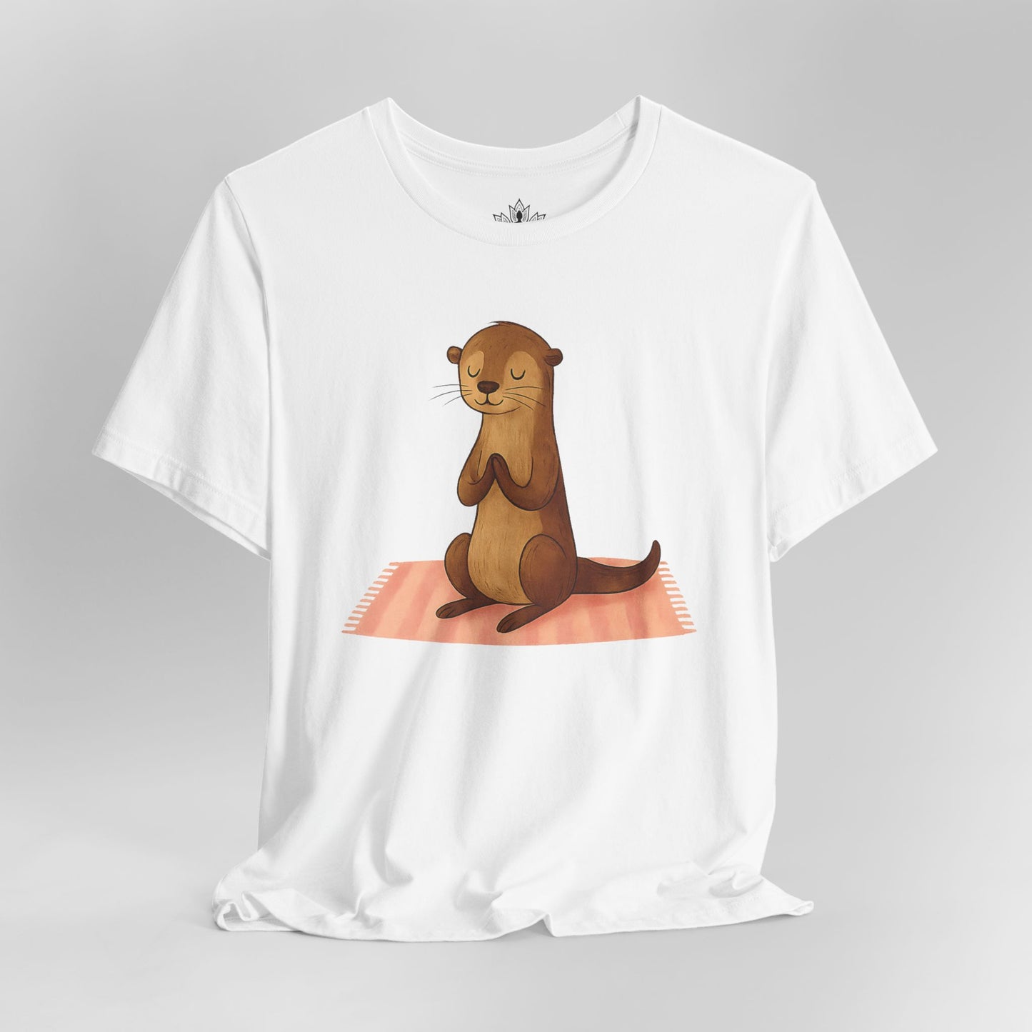 Peaceful Otter – Mindful Lotus Pose Tee