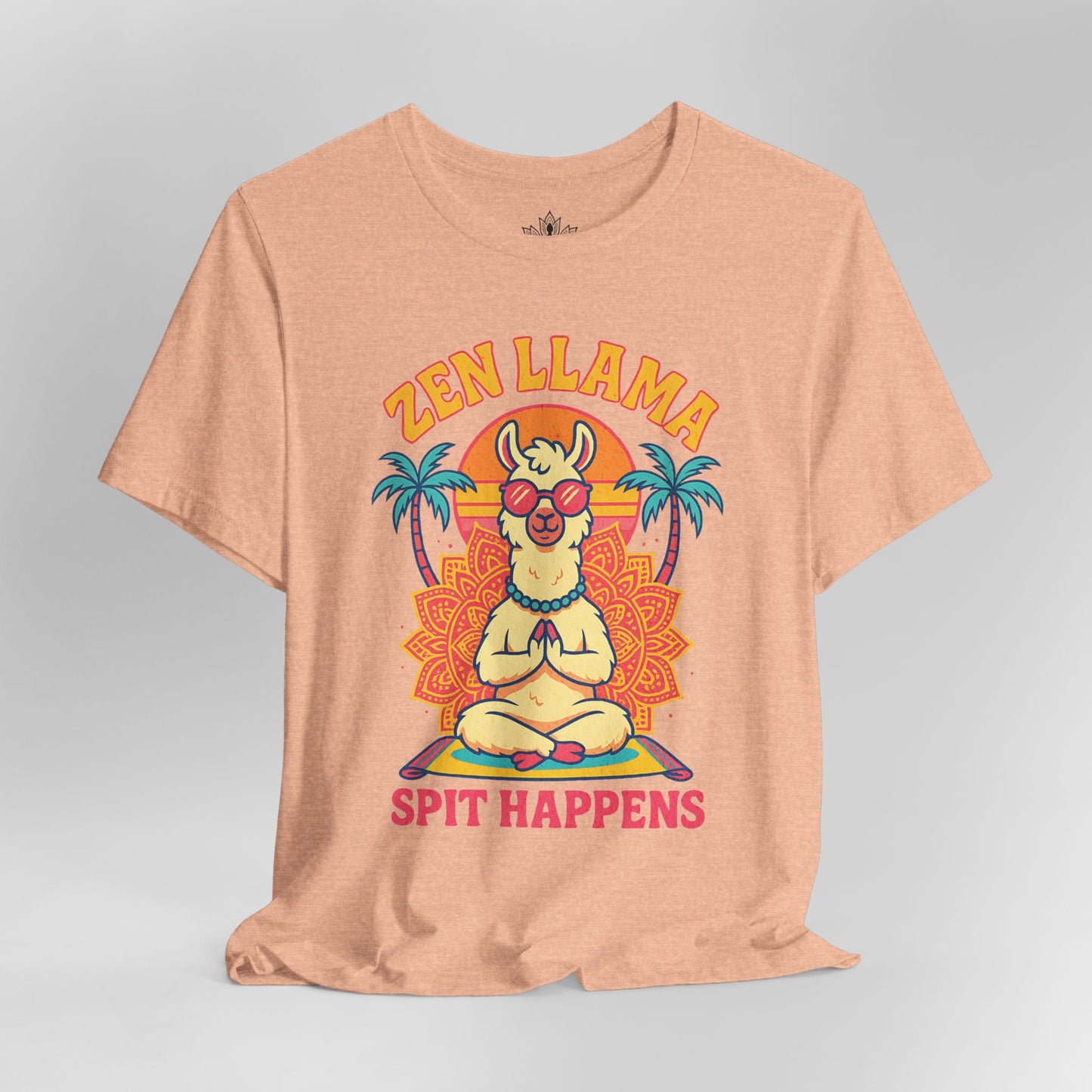 A Zen Llama – Spit Happens Tee