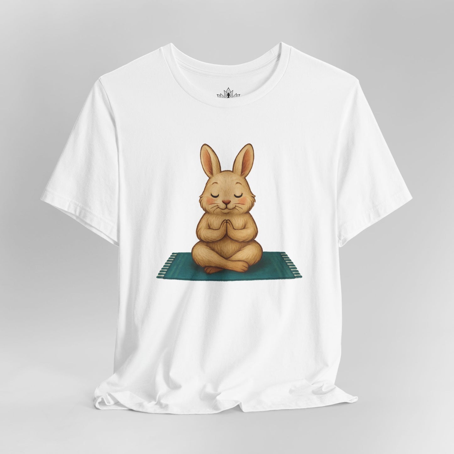 Meditating Bunny – Peaceful Namaste Tee