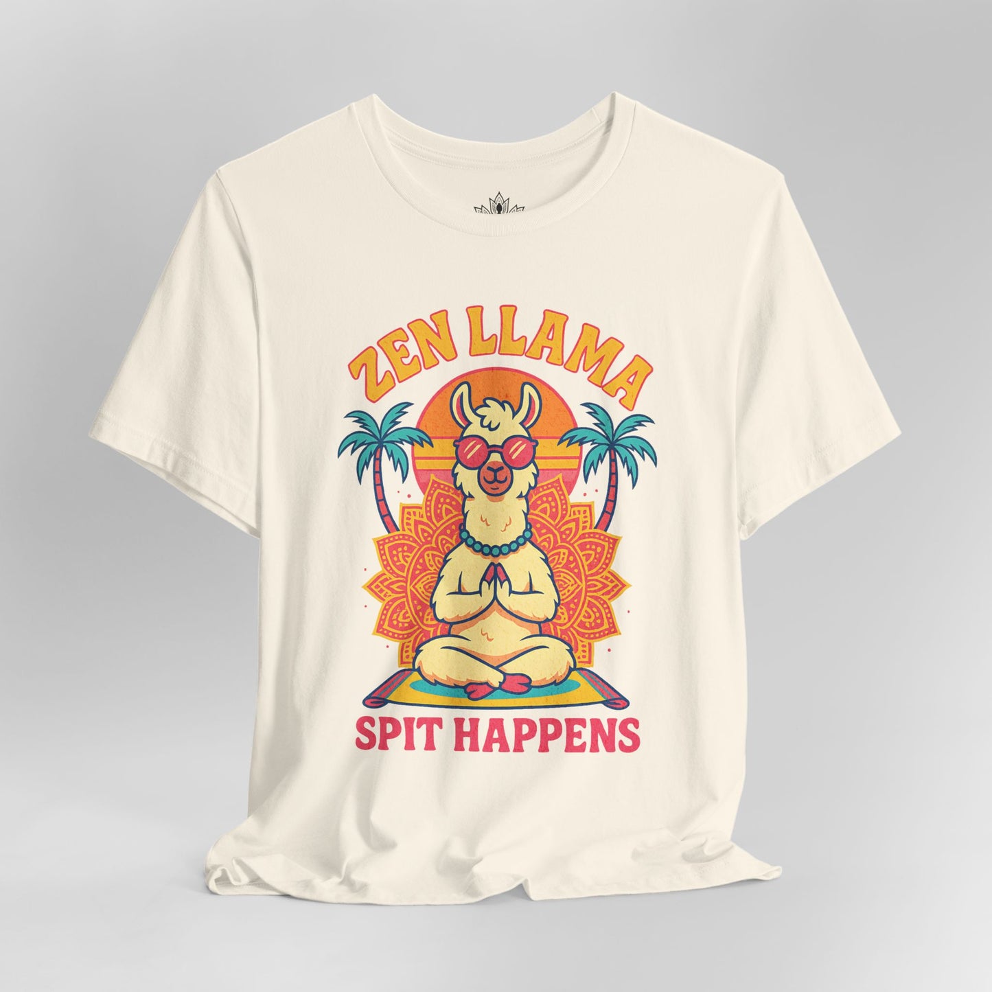 A Zen Llama – Spit Happens Tee