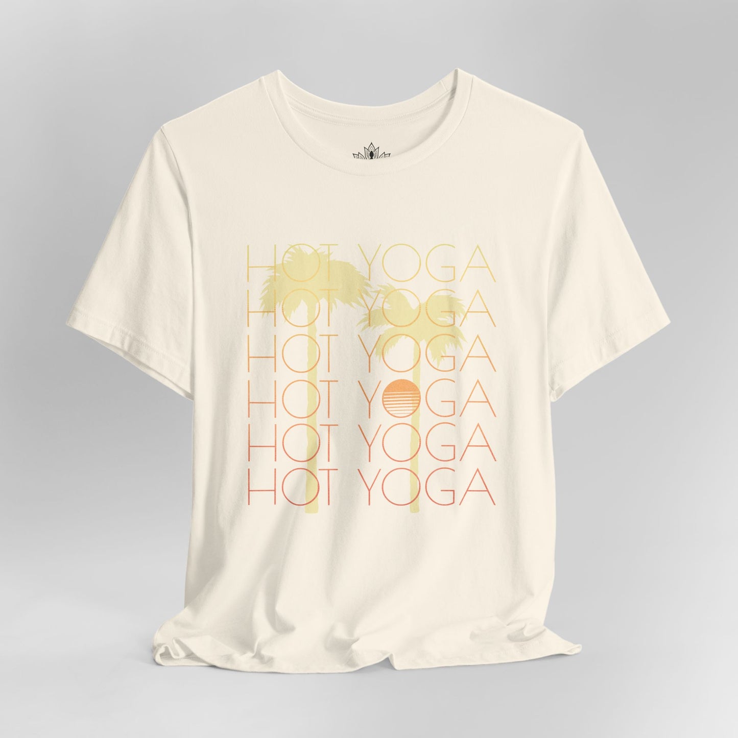 Hot Yoga Vibes - Palm Sunset Tee