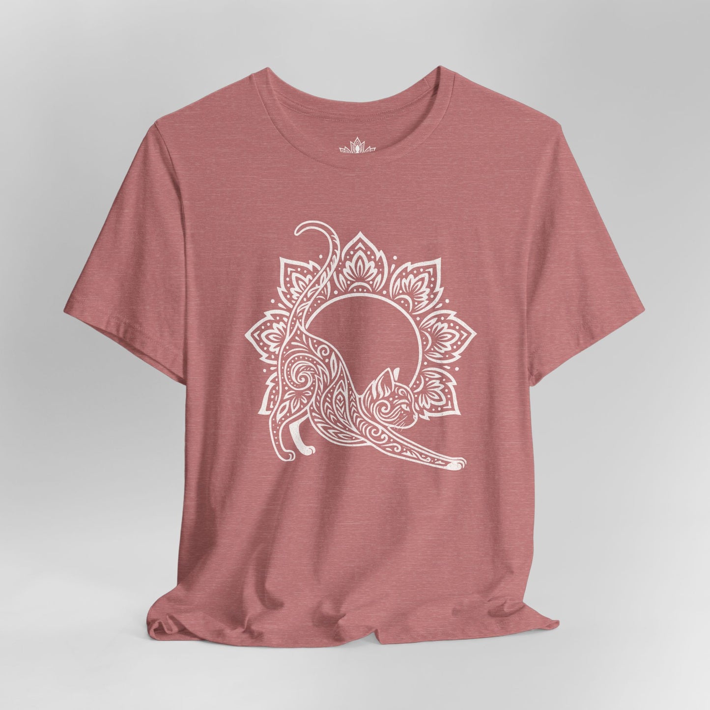 Cat & Mandala - Spiritual Boho Tee