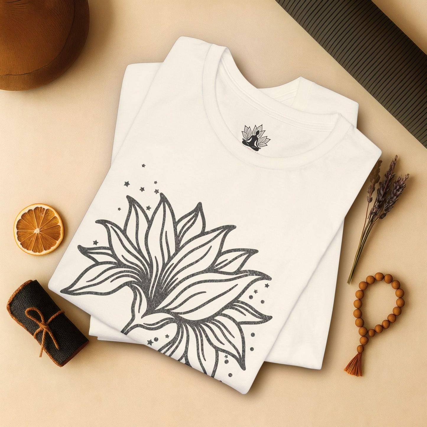 Mystic Lotus Bloom – Calm Energy Tee