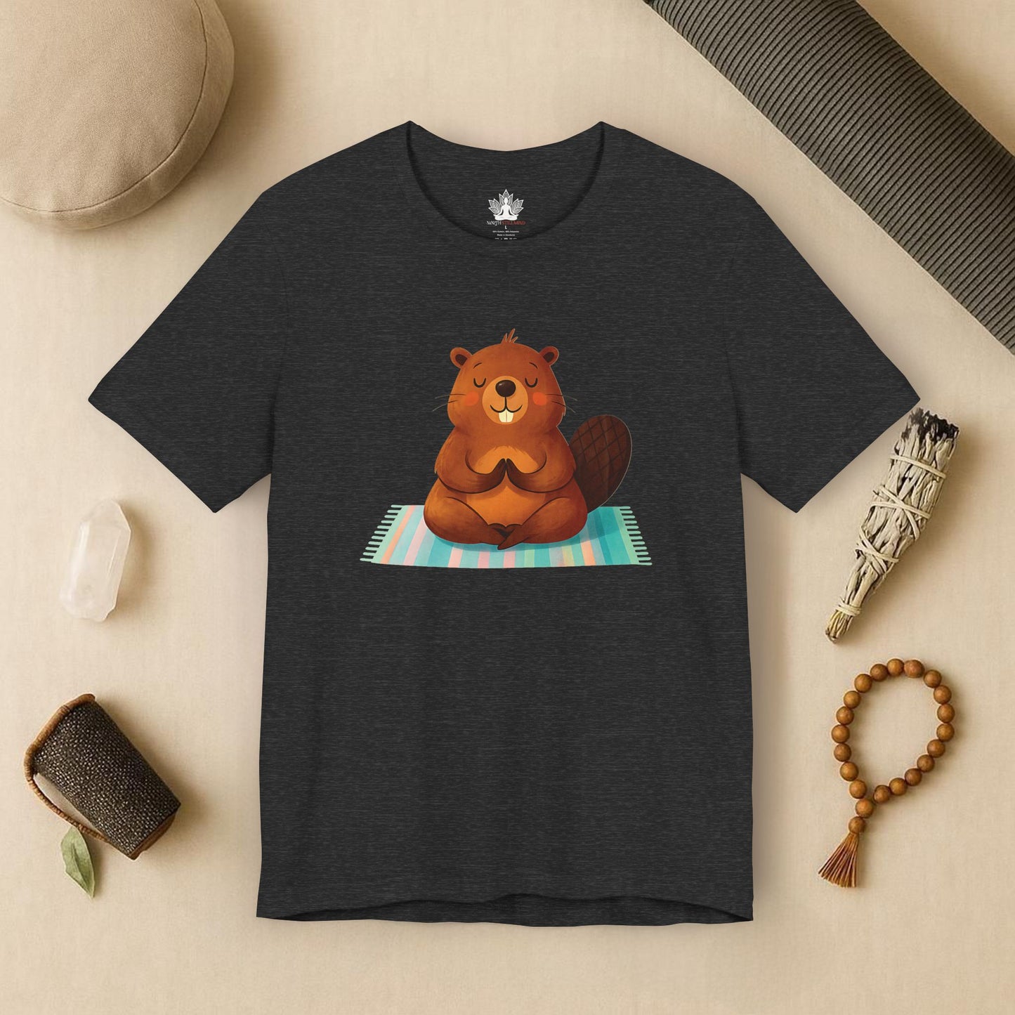 Namaste Beaver – Cute Yoga Tee