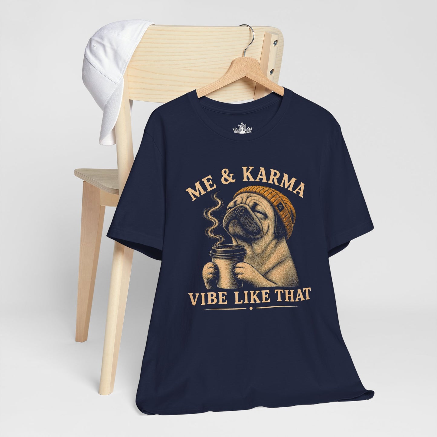 Me & Karma Vibe Like That Pug Men Tee