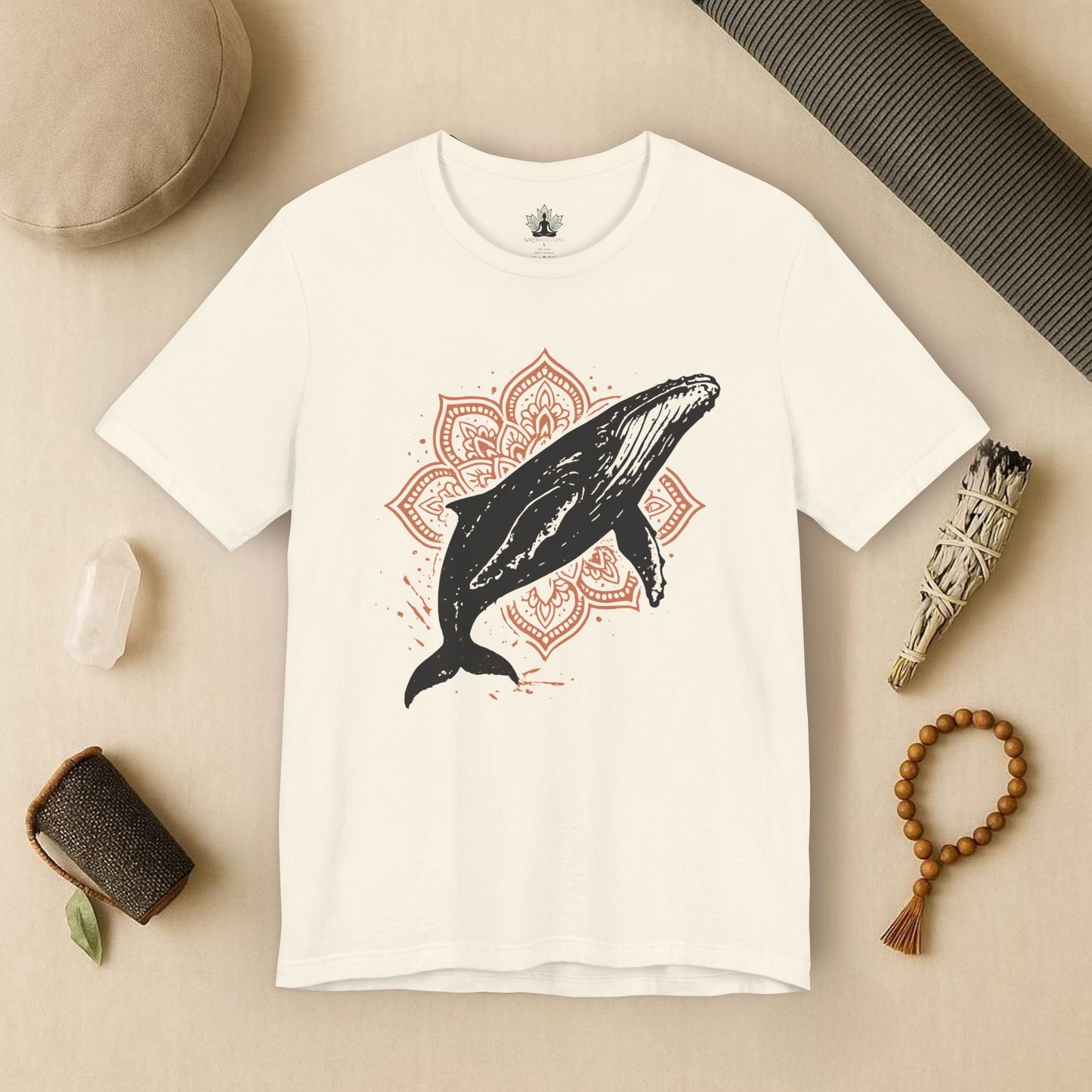 An Ocean Spirit – Humpback Whale Mandala Tee