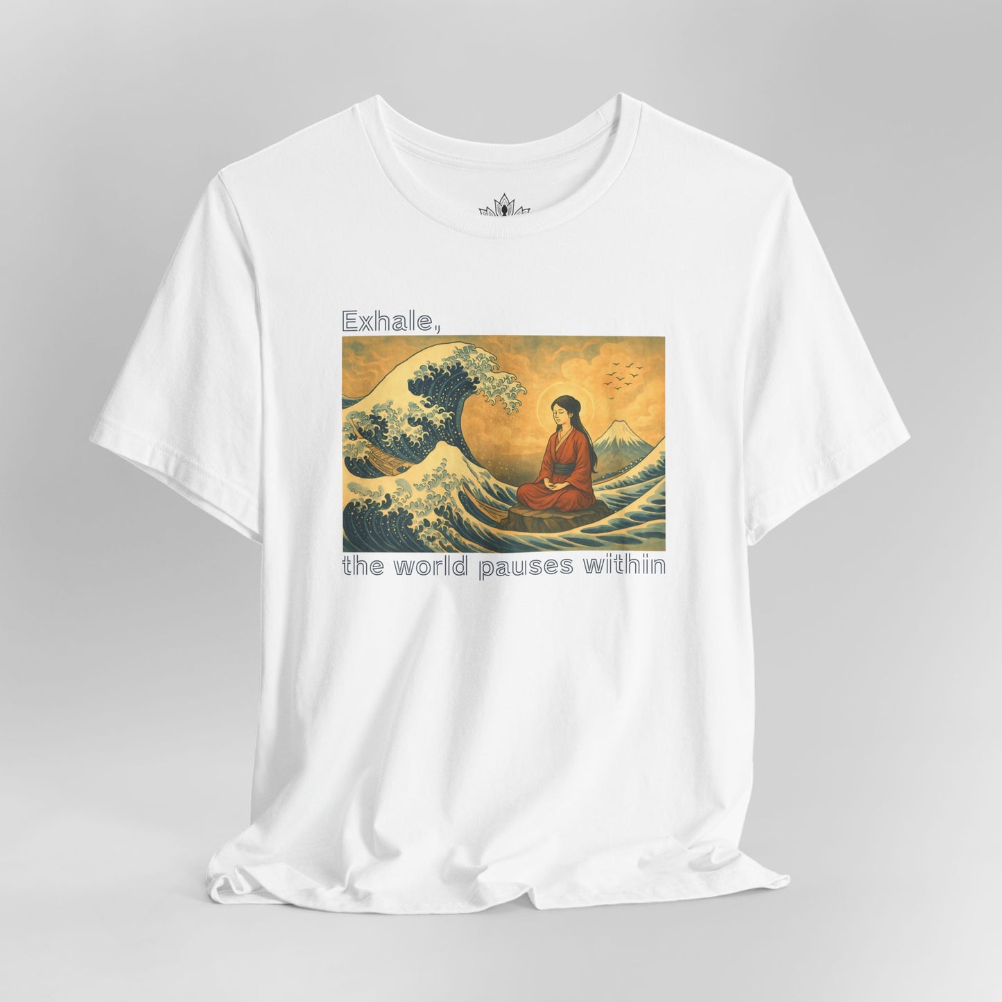 Exhale – Mindful Japanese Wave Tee
