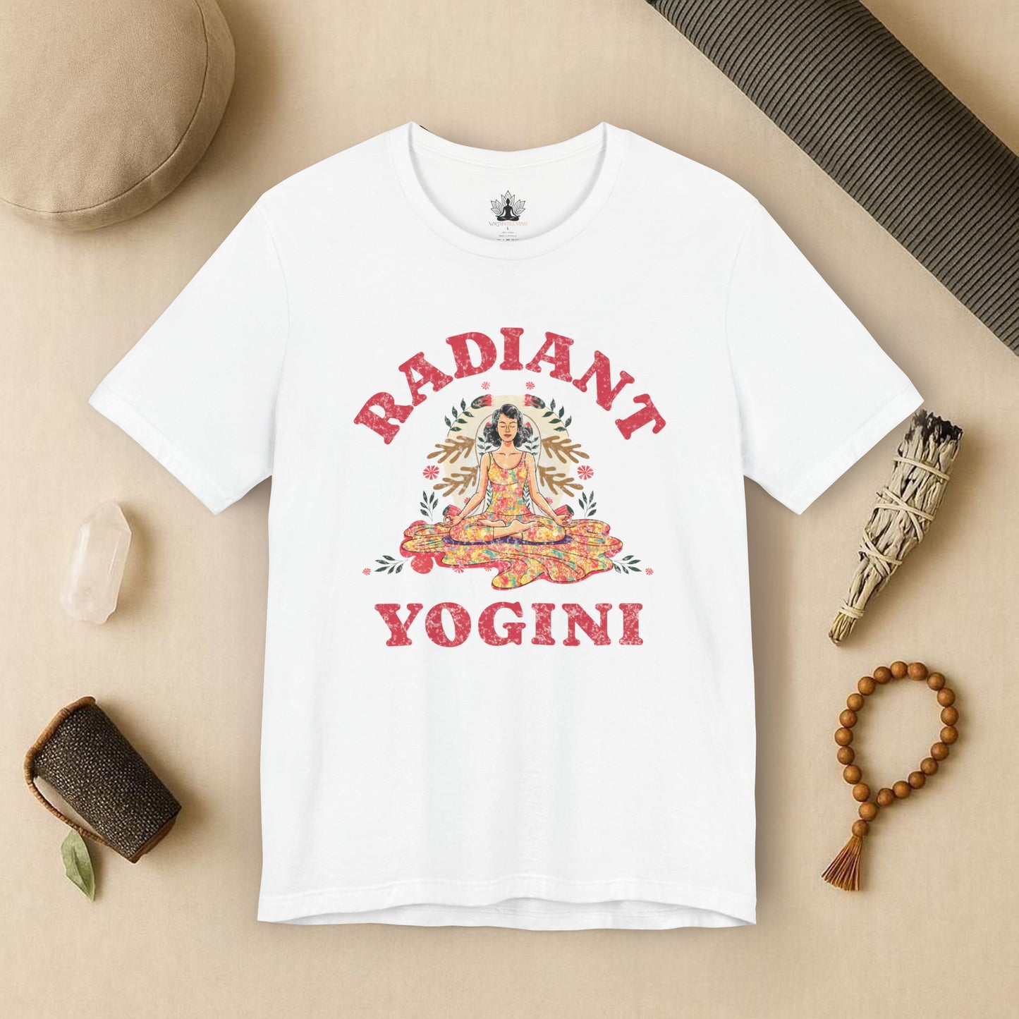 Radiant Yogini – Vibrant Meditation Tee