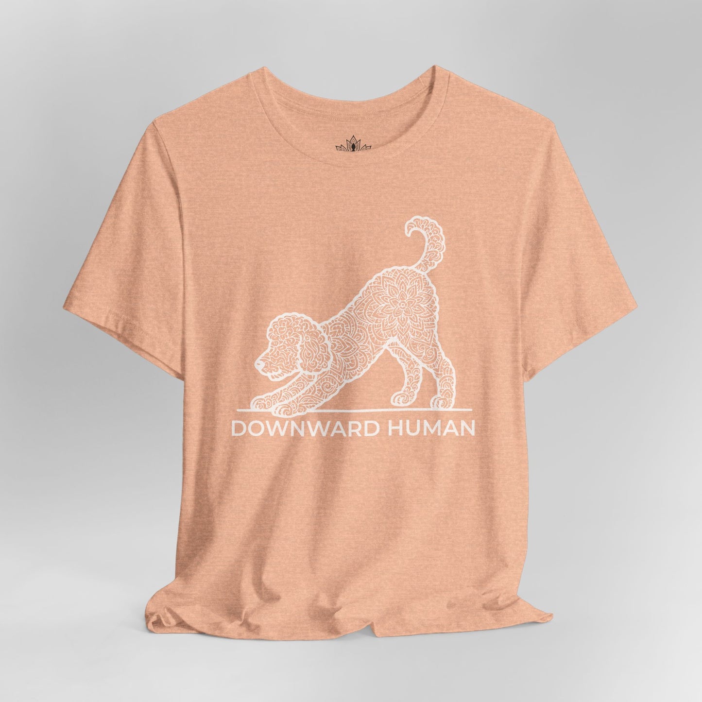 Downward Human – Mandala Labradoodle Dog Yoga Tee