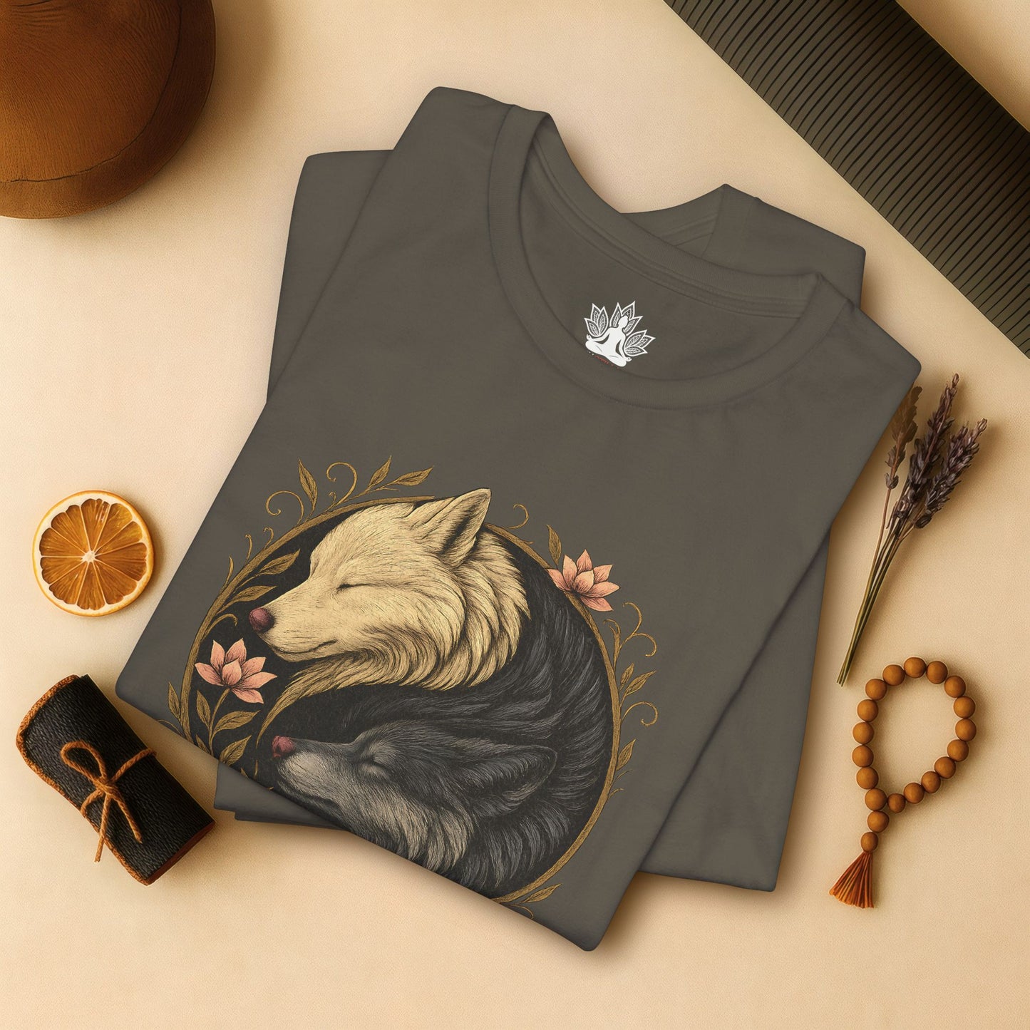 Yin Yang Wolves - Spiritual Balance Tee