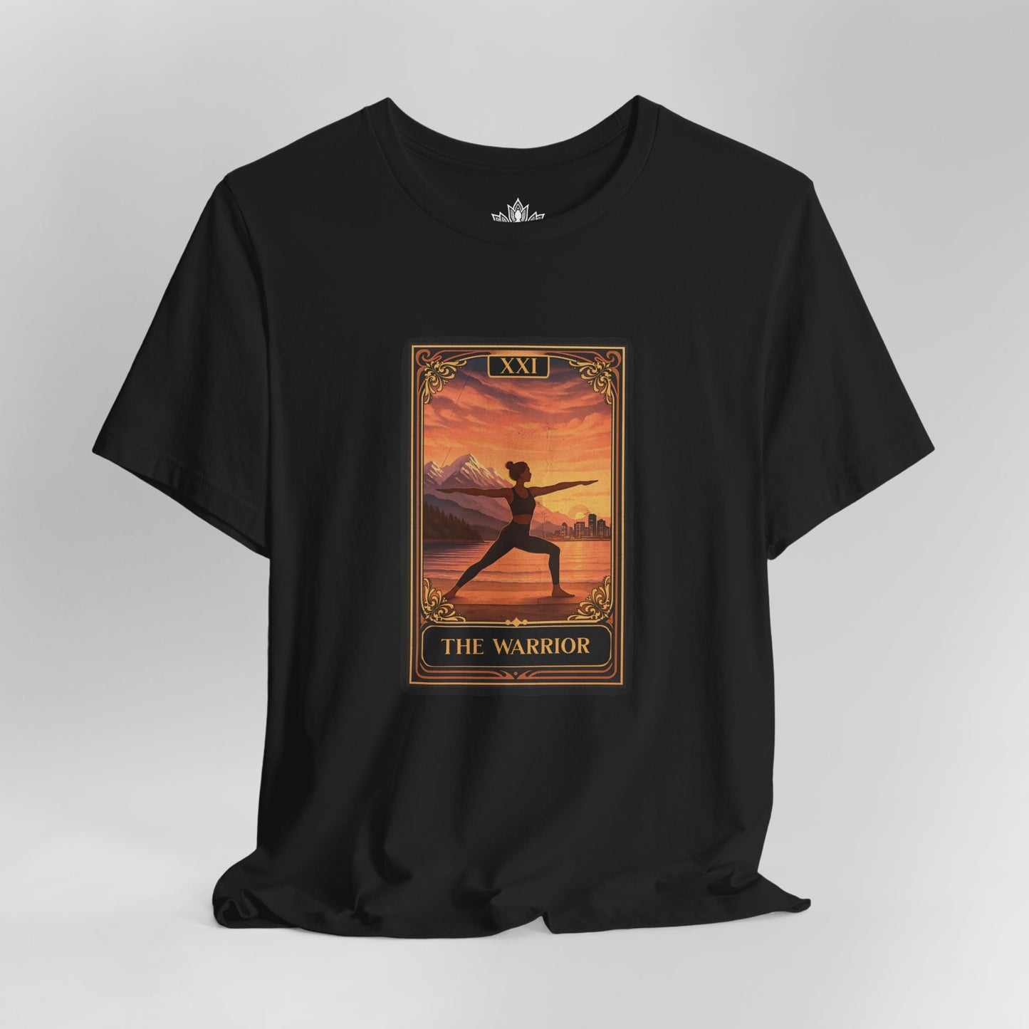 Vancouver Warrior Pose – Tarot Card Yoga Tee