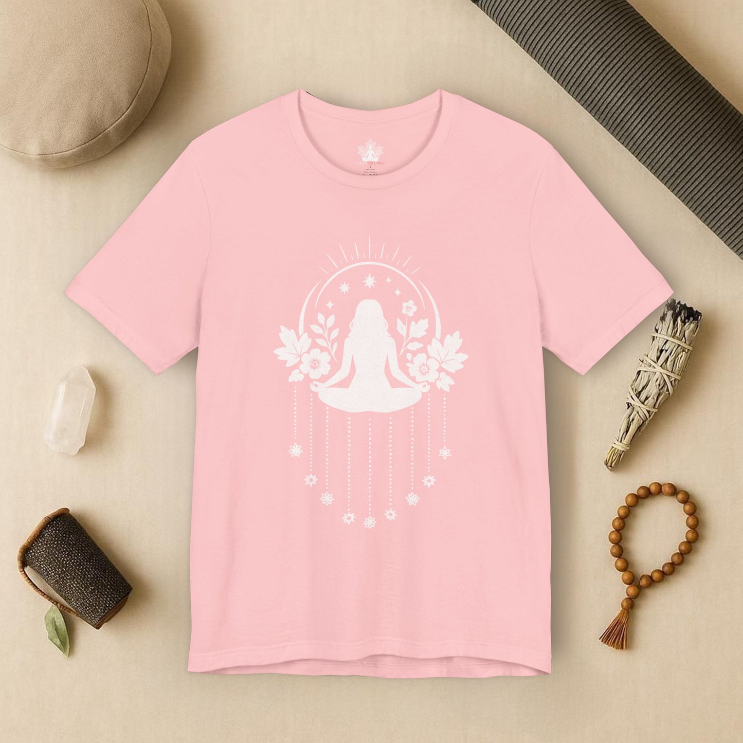 Mystic Meditation – Floral Dreamcatcher Tee