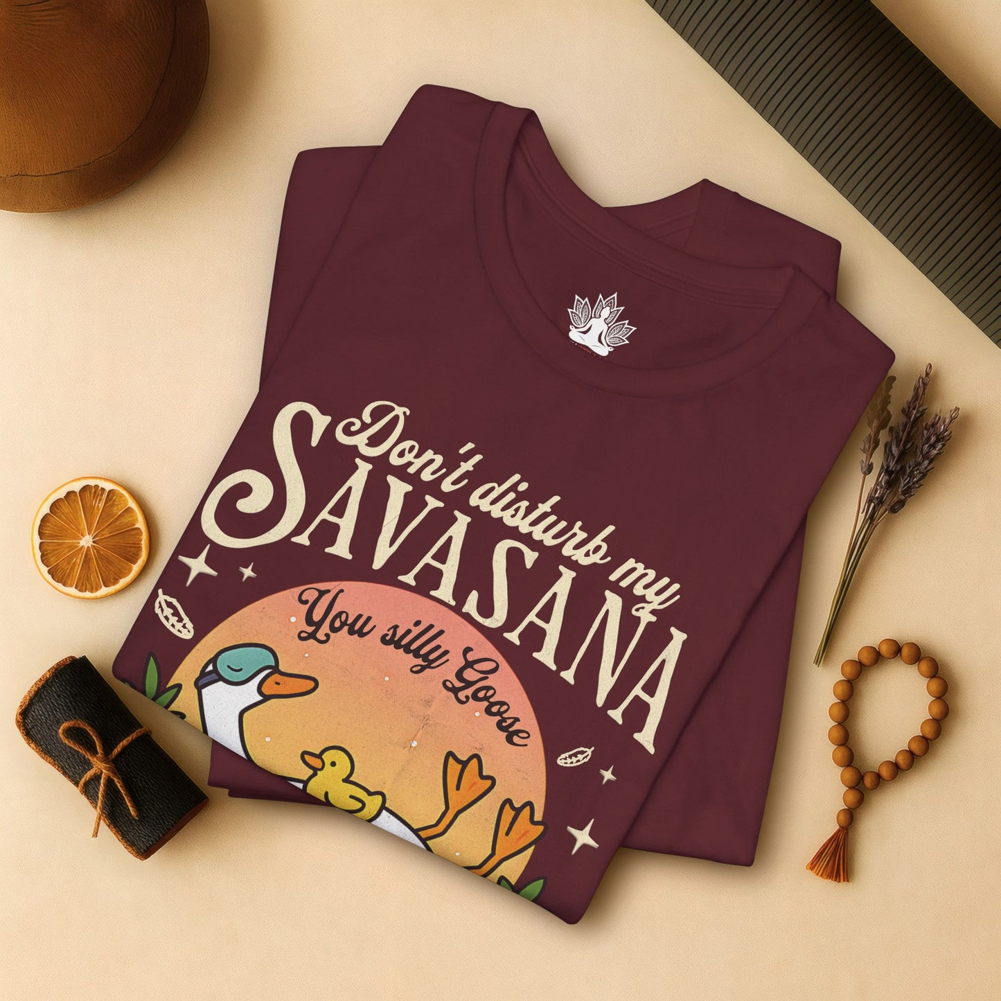 Silly Goose Savasana – Funny Yoga Tee